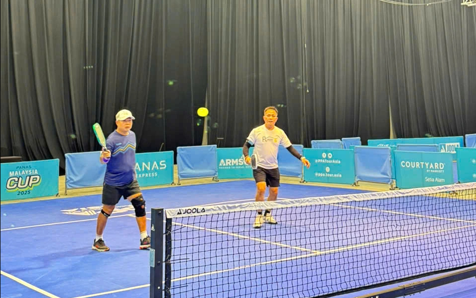 Thú vị hai tay vợt Việt Nam vô địch U.50 giải pickleball PPA Tour Asia Malaysia Cup- Ảnh 2.
