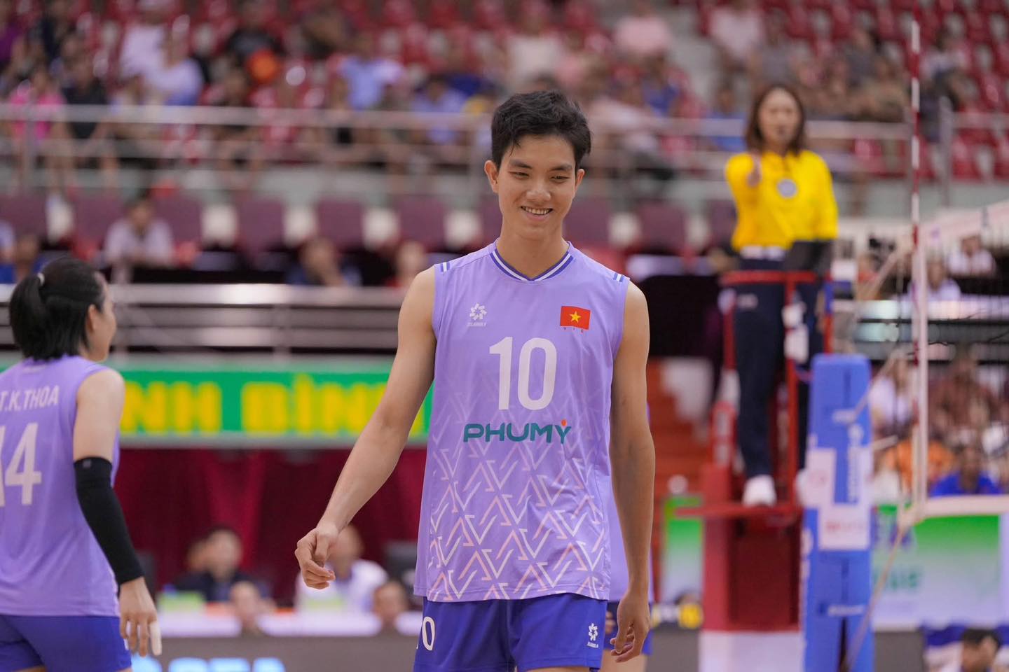 Bich Tuyen នឹងមិនចូលរួមប្រកួតកីឡាបាល់ទះថ្នាក់ជាតិដំណាក់កាលទី២ ហើយអាចនឹងស៊ីហ្គេមលើកទី៣៣ - រូបថត ១. Bích Tuyền không thi đấu giai đoạn 2 giải bóng chuyền quốc gia và có thể cả SEA Games 33- Ảnh 1.