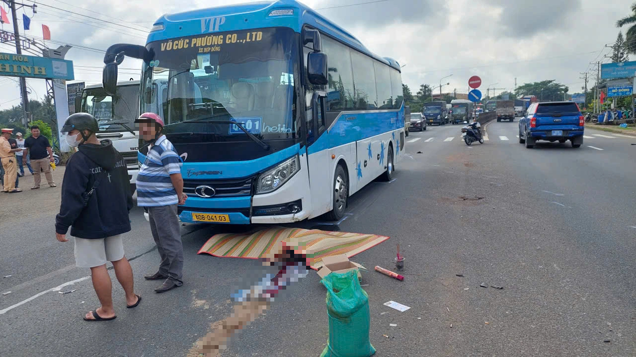 Tai nạn trên QL1, người phụ nữ tử vong tại chỗ - Ảnh 2.