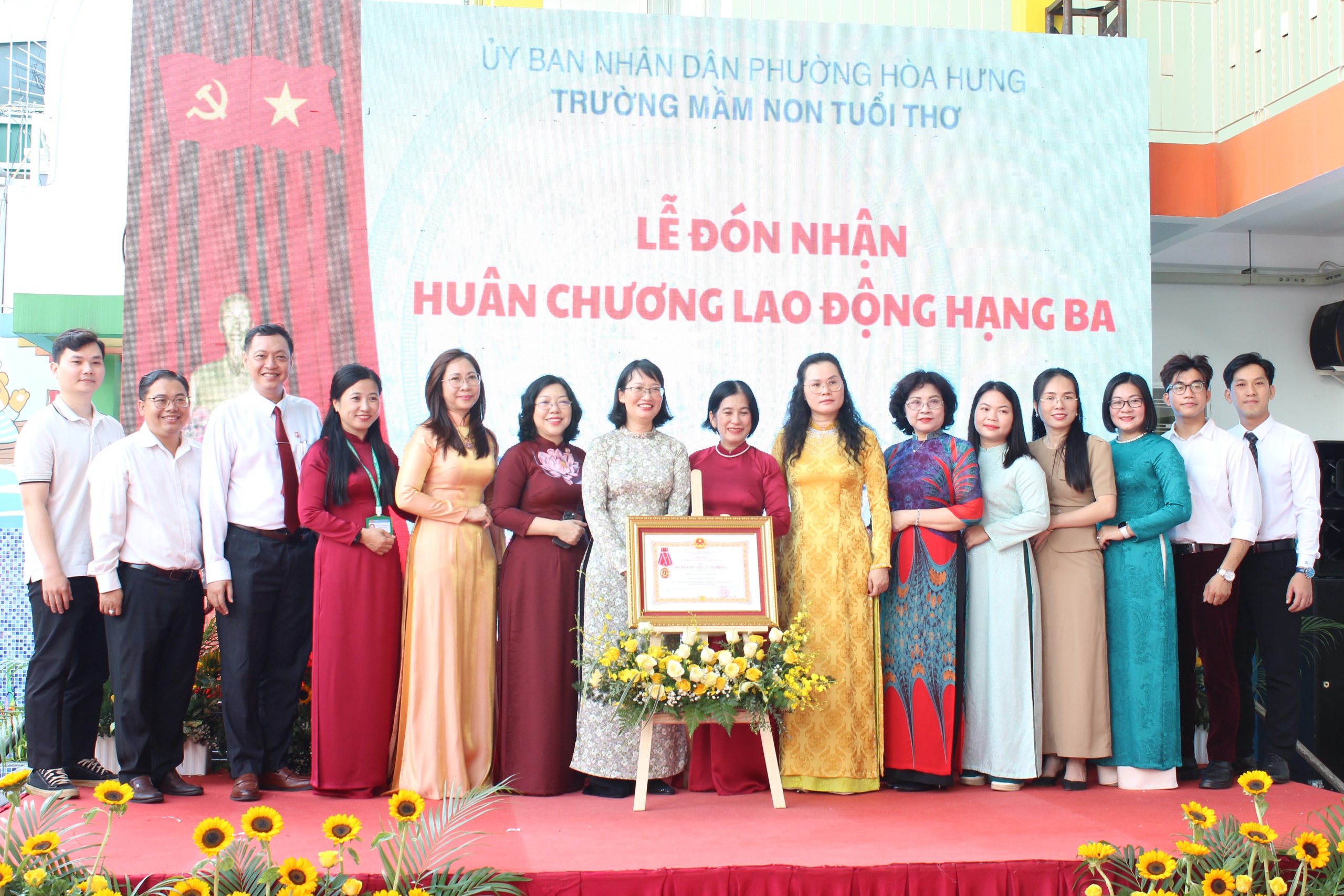 Trường mầm non TP.HCM vừa nhận Huân chương Lao động hạng ba có gì đặc biệt? - Ảnh 1.