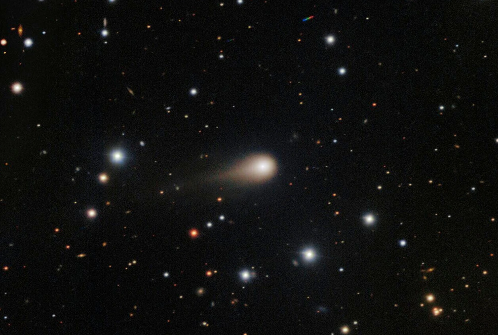 Sao chổi đến từ vùng liên sao đang 'xòe' rộng đuôi