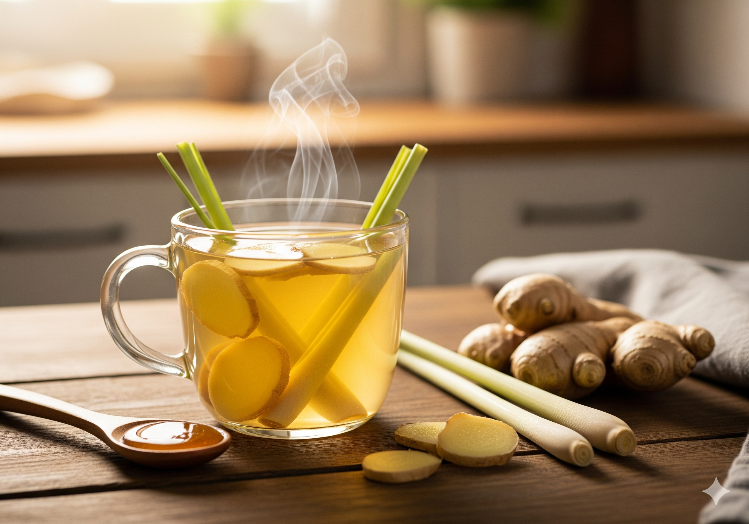 Trà sả gừng: Nhiều lợi ích và cách pha tốt nhất - Ảnh 1.