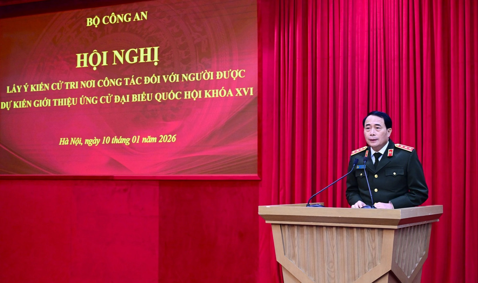 Giới thiệu đại tướng Lương Tam Quang ứng cử đại biểu Quốc hội khóa XVI - Ảnh 2.