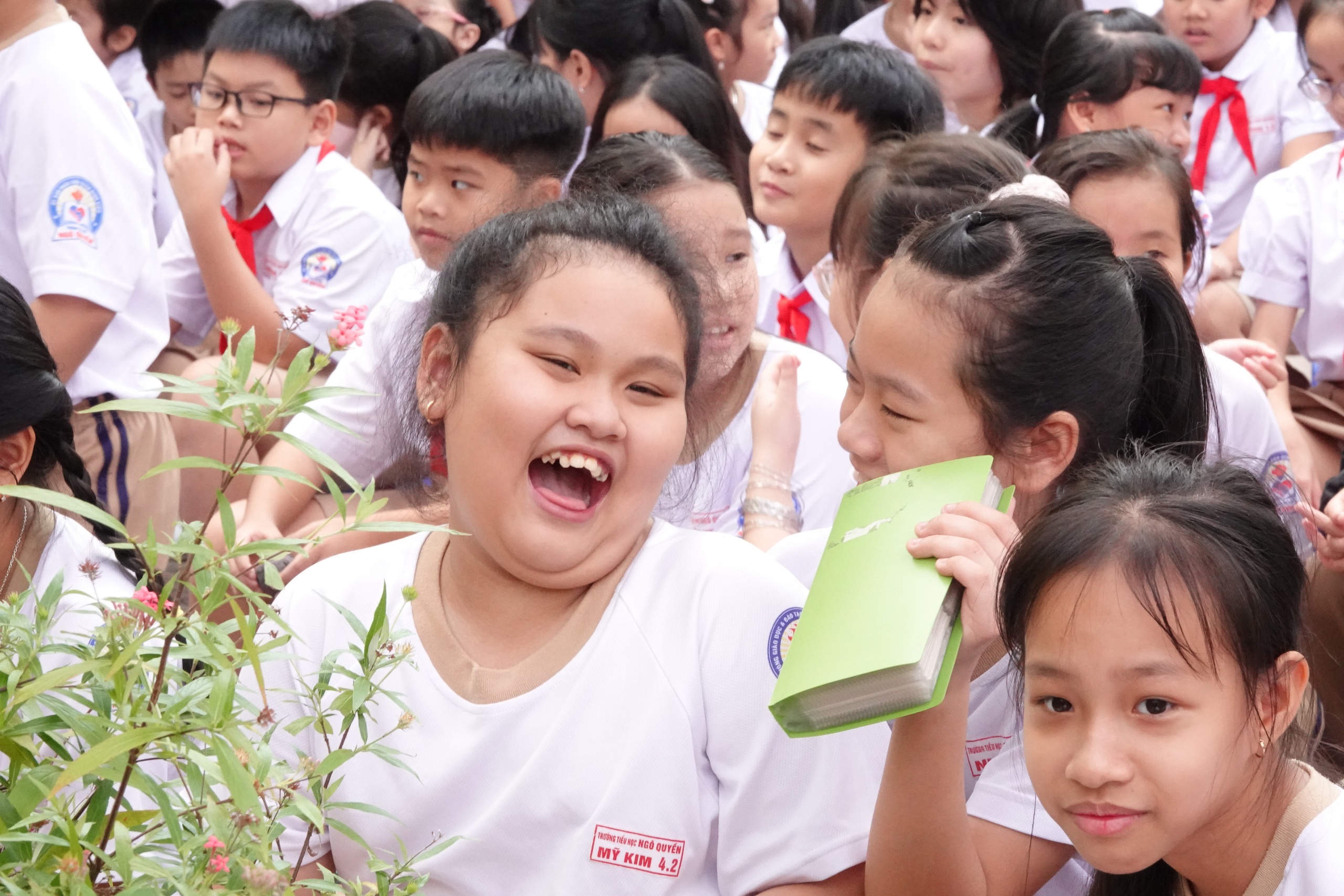 Học sinh tiểu học Cần Thơ thích thú trải nghiệm văn hóa Hàn Quốc - Ảnh 4.