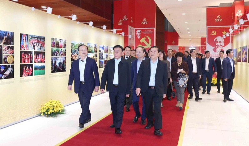 Sơ duyệt c&ocirc;ng t&aacute;c tổ chức phục vụ Đại hội XIV diễn ra v&agrave;o s&aacute;ng 14 . 1 - Ảnh 1.