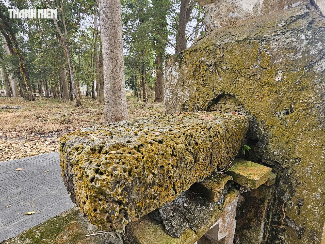 TP.HCM: Đừng bỏ hoang tường thành cổ hàng trăm năm tuổi trong đình thần Long Điền - Ảnh 3.