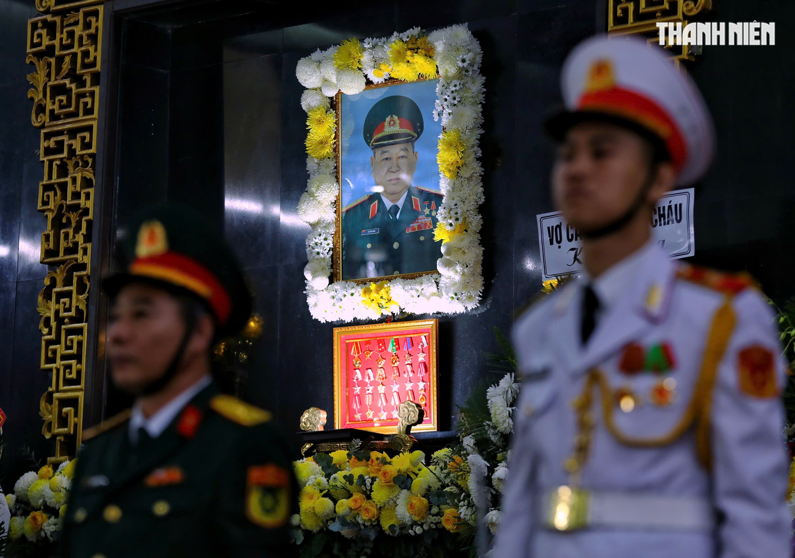 Trọng thể lễ viếng đại tướng L&ecirc; Văn Dũng - Ảnh 1.