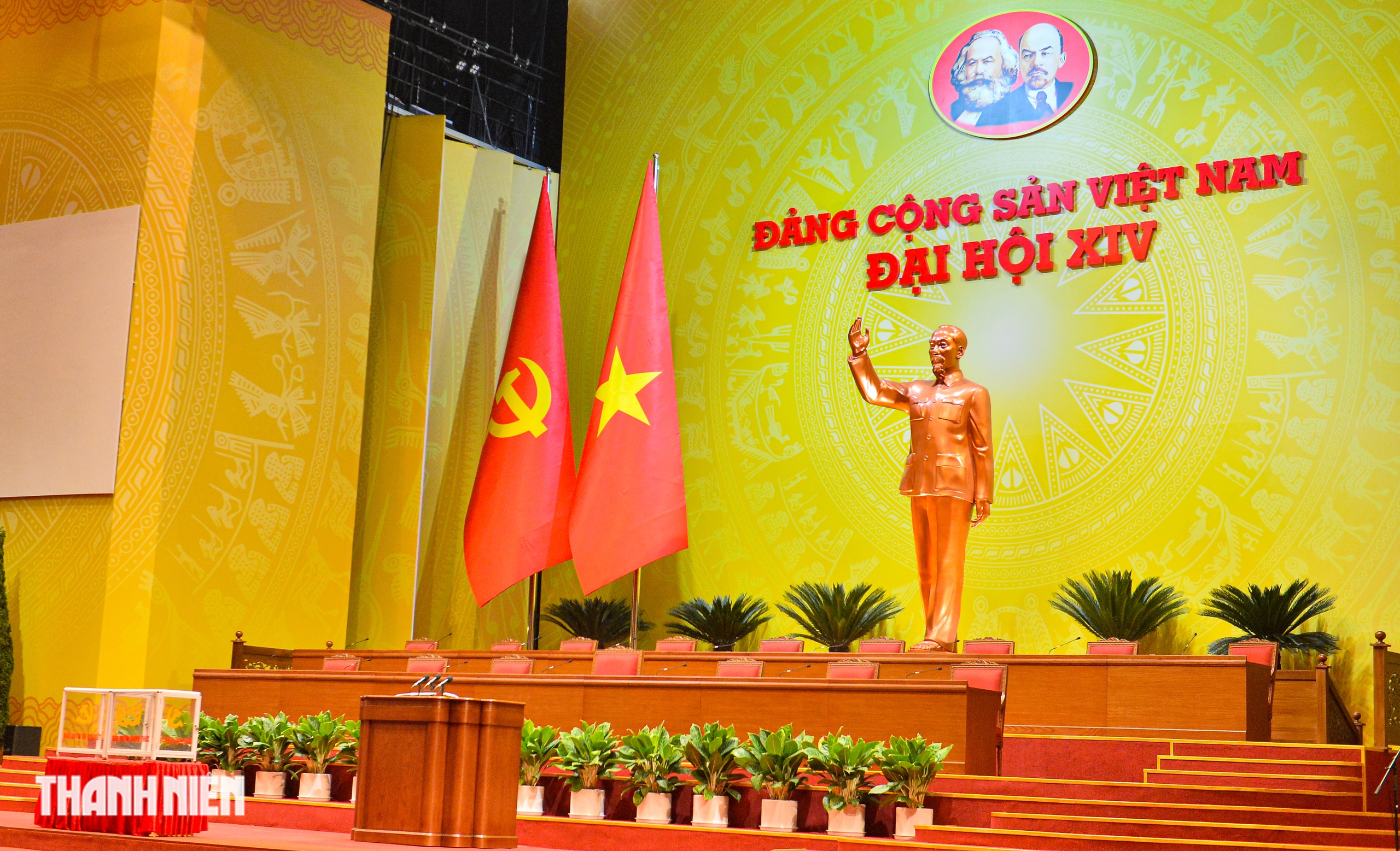 Cận cảnh Trung tâm Hội nghị Quốc gia chuẩn bị cho Đại hội XIV của Đảng - Ảnh 12. Cận cảnh Trung tâm Hội nghị Quốc gia chuẩn bị cho Đại hội XIV của Đảng - Ảnh 12.