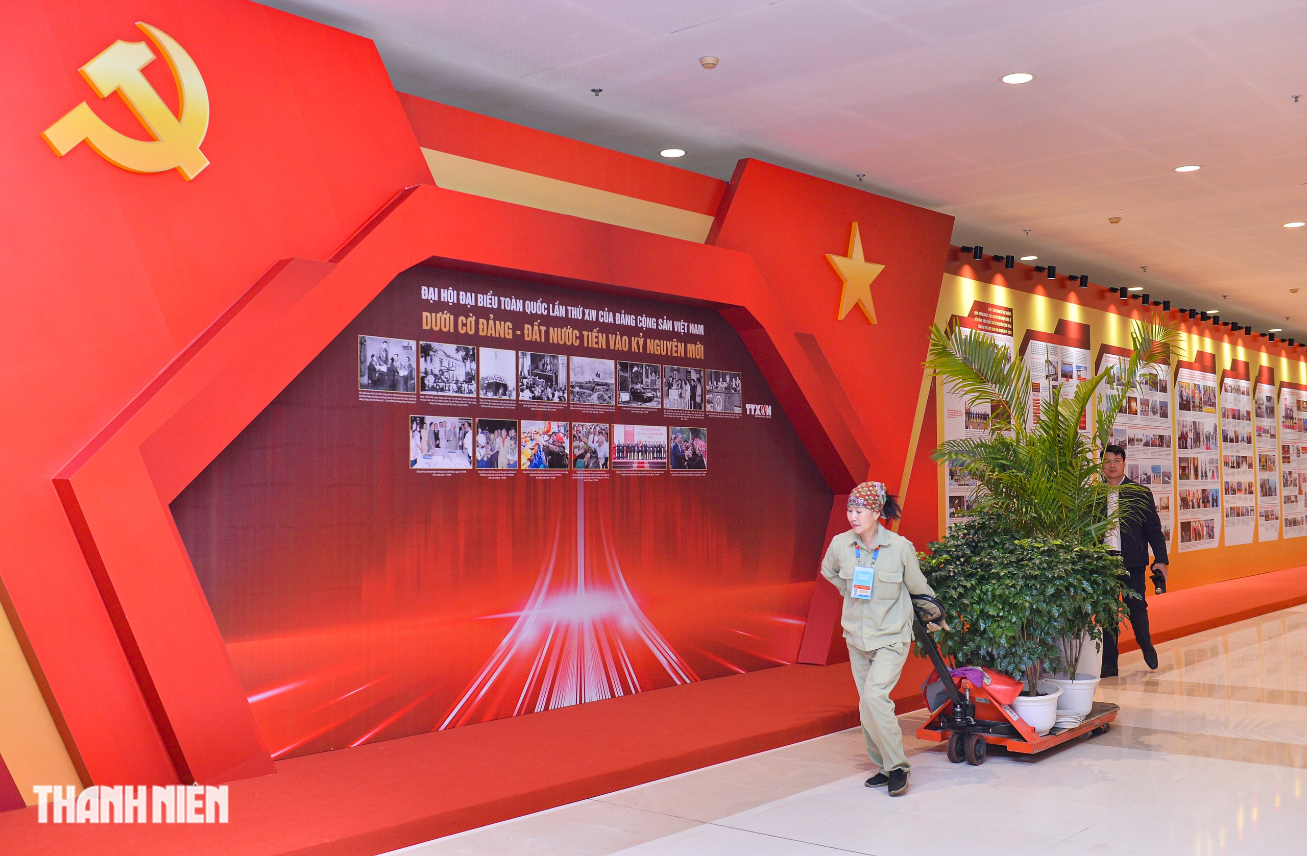 Cận cảnh Trung tâm Hội nghị Quốc gia chuẩn bị cho Đại hội XIV của Đảng - Ảnh 15. Cận cảnh Trung tâm Hội nghị Quốc gia chuẩn bị cho Đại hội XIV của Đảng - Ảnh 15.