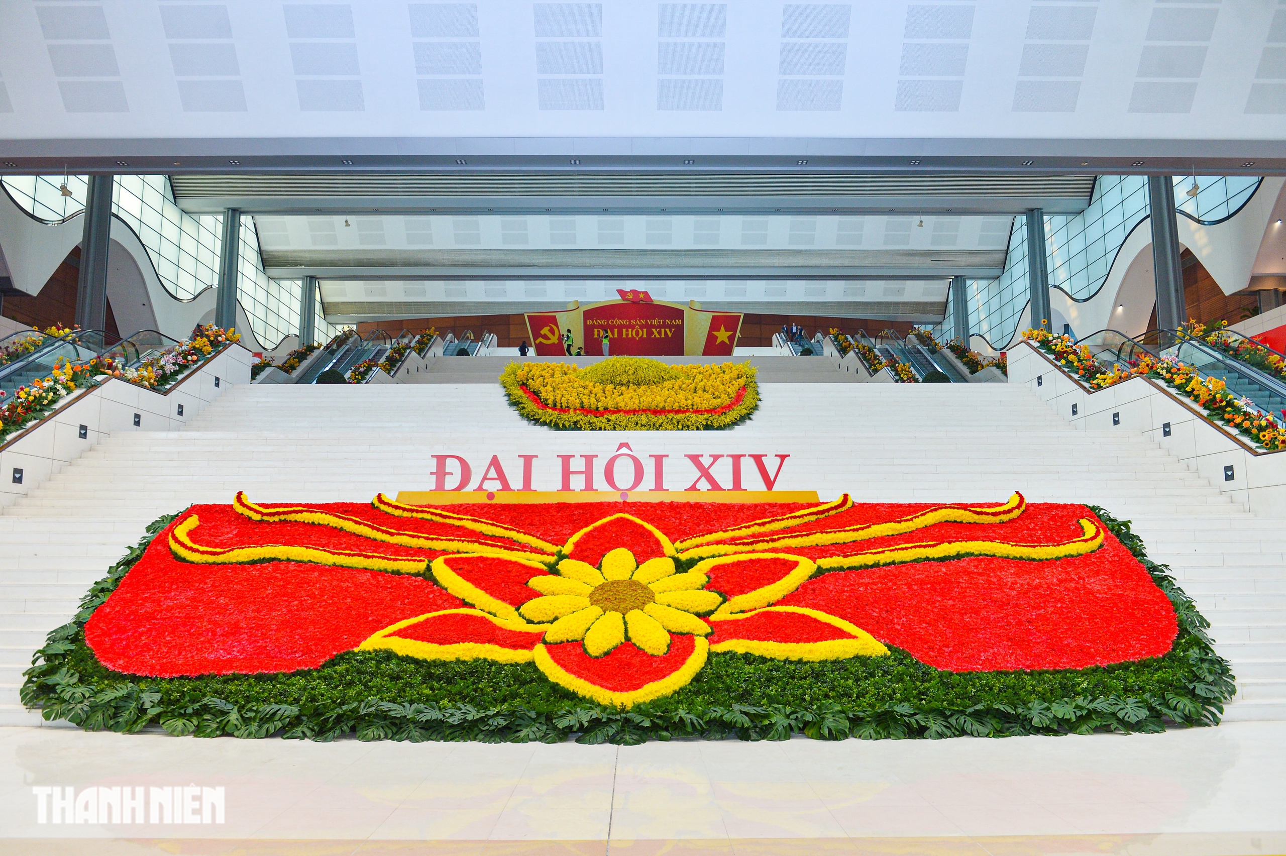 Cận cảnh Trung tâm Hội nghị Quốc gia chuẩn bị cho Đại hội XIV của Đảng - Ảnh 5. Cận cảnh Trung tâm Hội nghị Quốc gia chuẩn bị cho Đại hội XIV của Đảng - Ảnh 5.