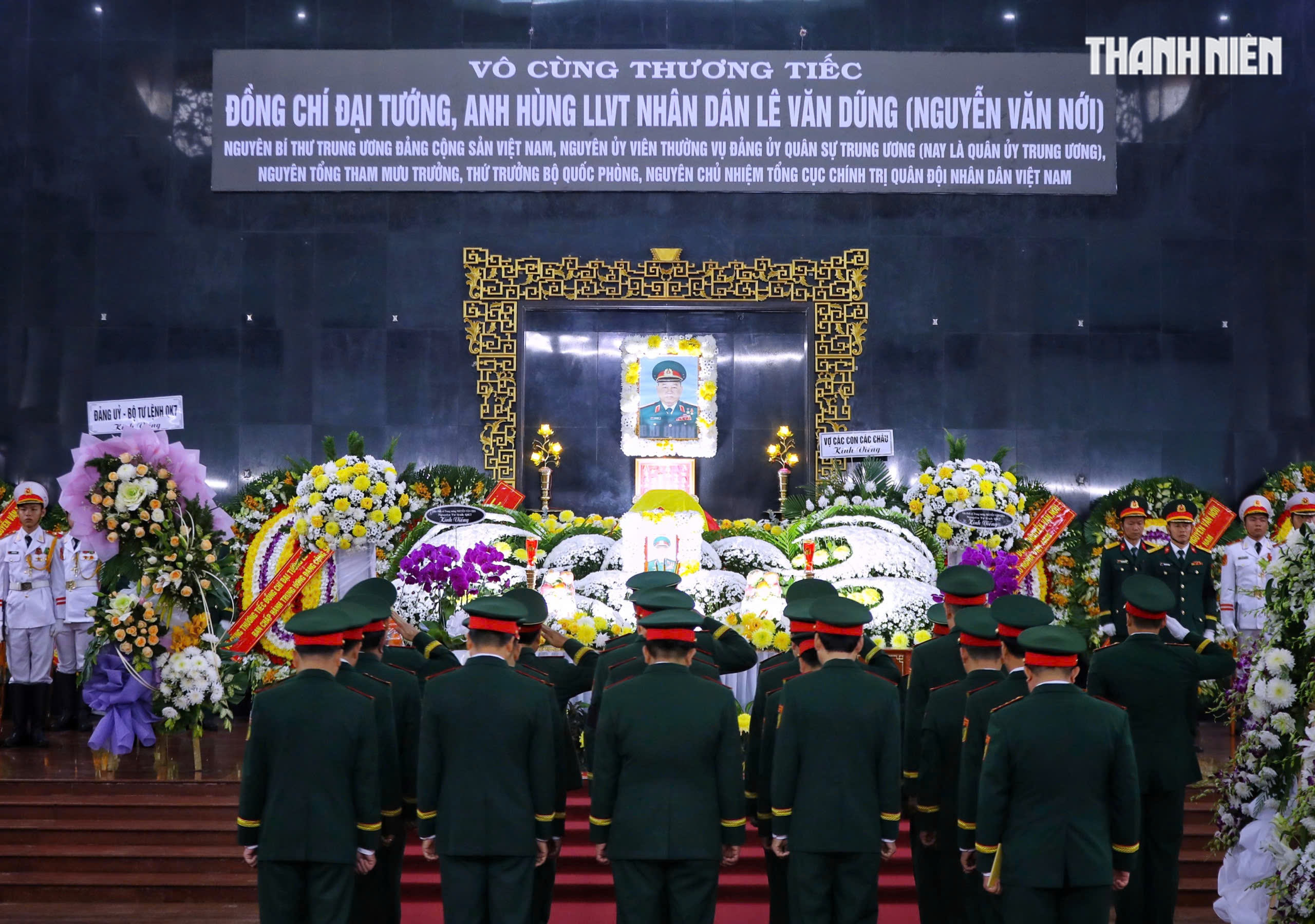 Trọng thể lễ viếng đại tướng L&ecirc; Văn Dũng - Ảnh 14.