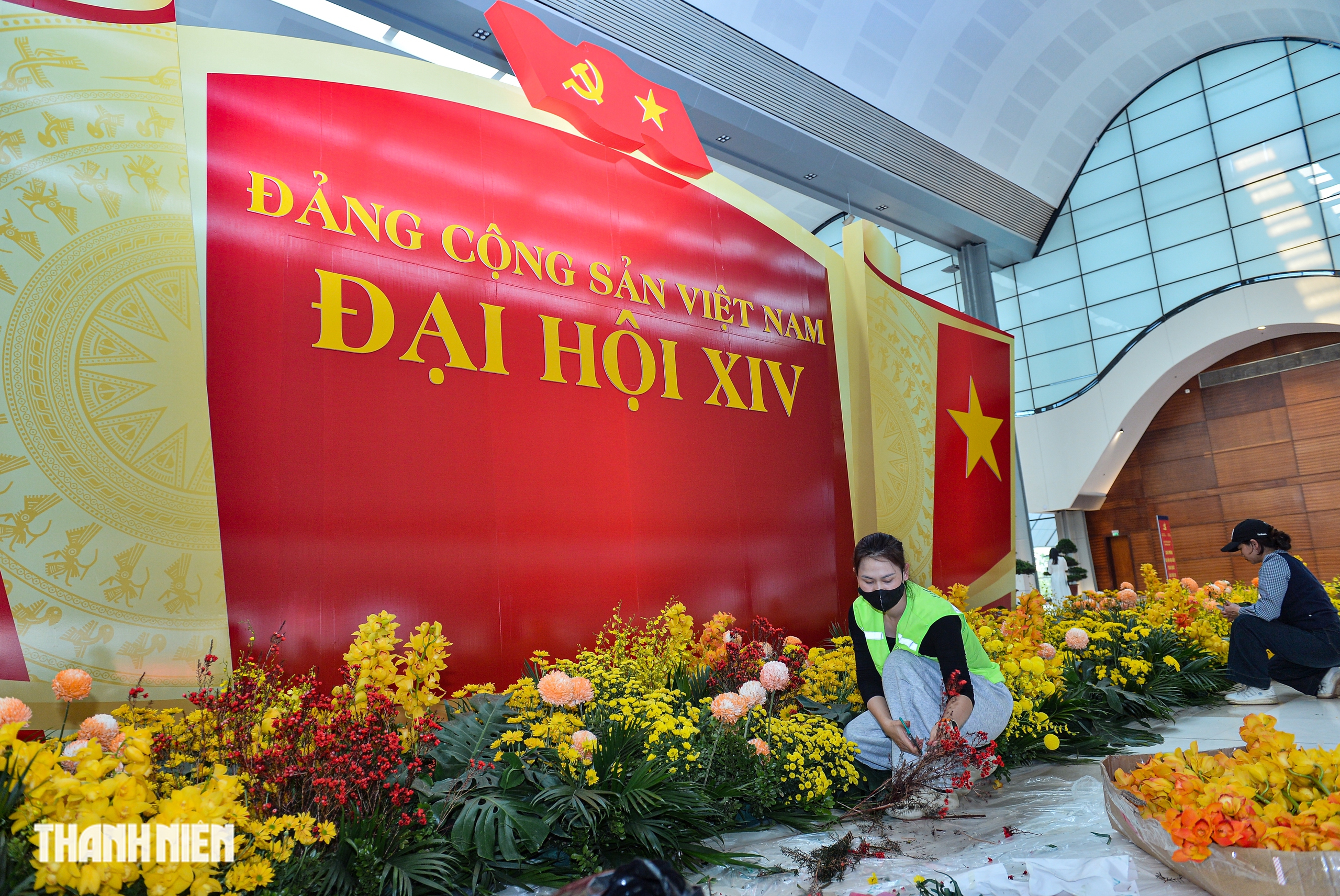 Cận cảnh Trung tâm Hội nghị Quốc gia chuẩn bị cho Đại hội XIV của Đảng - Ảnh 16. Cận cảnh Trung tâm Hội nghị Quốc gia chuẩn bị cho Đại hội XIV của Đảng - Ảnh 16.