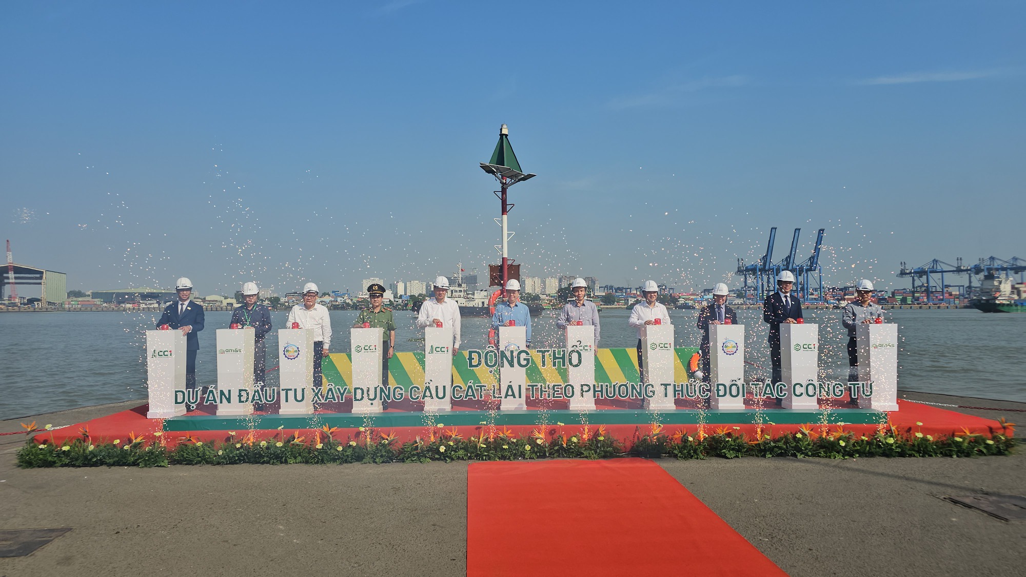 Động thổ cầu Cát Lái và Long Hưng, kết nối Đồng Nai với TP.HCM- Ảnh 1.