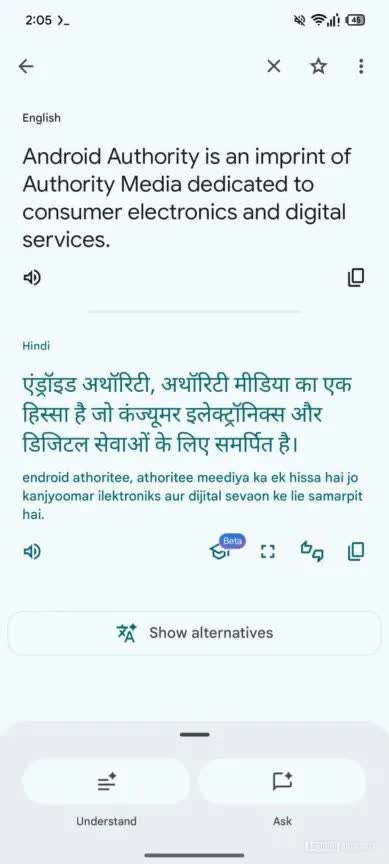 Google Translate thử tính năng mới, giải quyết điểm yếu lâu nay khi dịch - Ảnh 2.