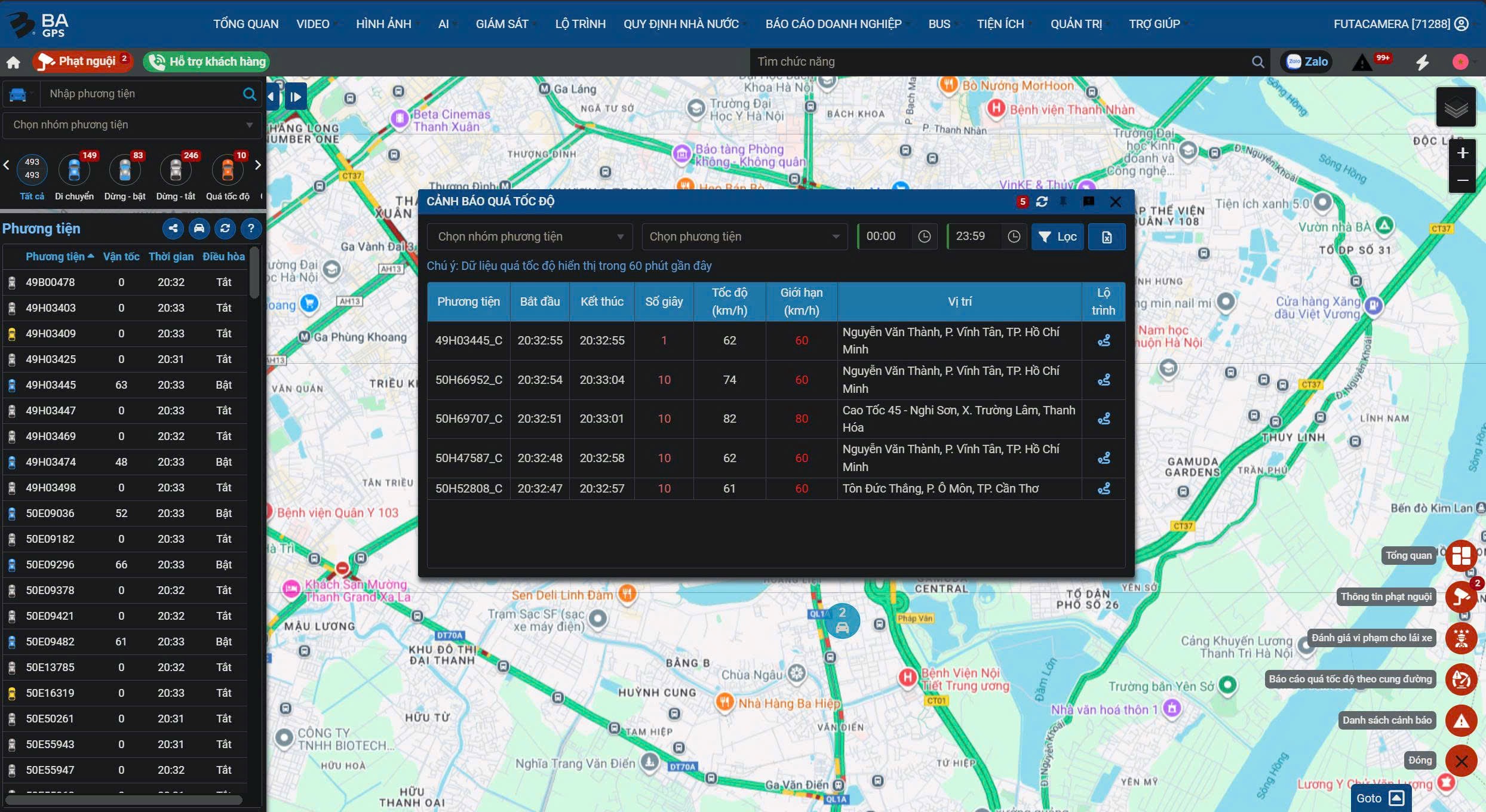 Doanh nghiệp vận tải đầu tiên cung cấp quyền truy cập hệ thống giám sát cho CSGT- Ảnh 2.