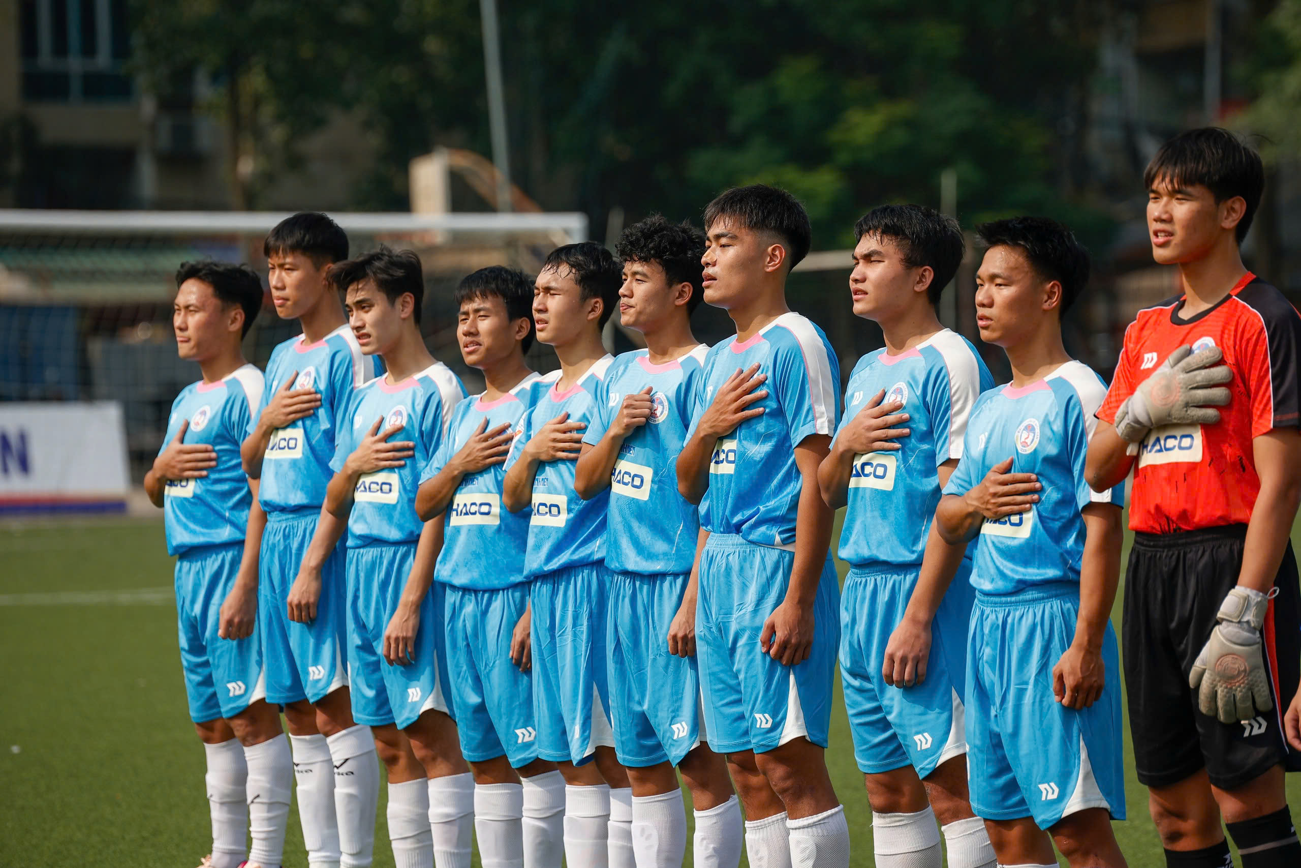 ĐH Kinh tế quốc d&acirc;n: Đ&aacute; phạt g&oacute;c bằng cảm hứng U.23 Việt Nam v&agrave; Arsenal- Ảnh 3.