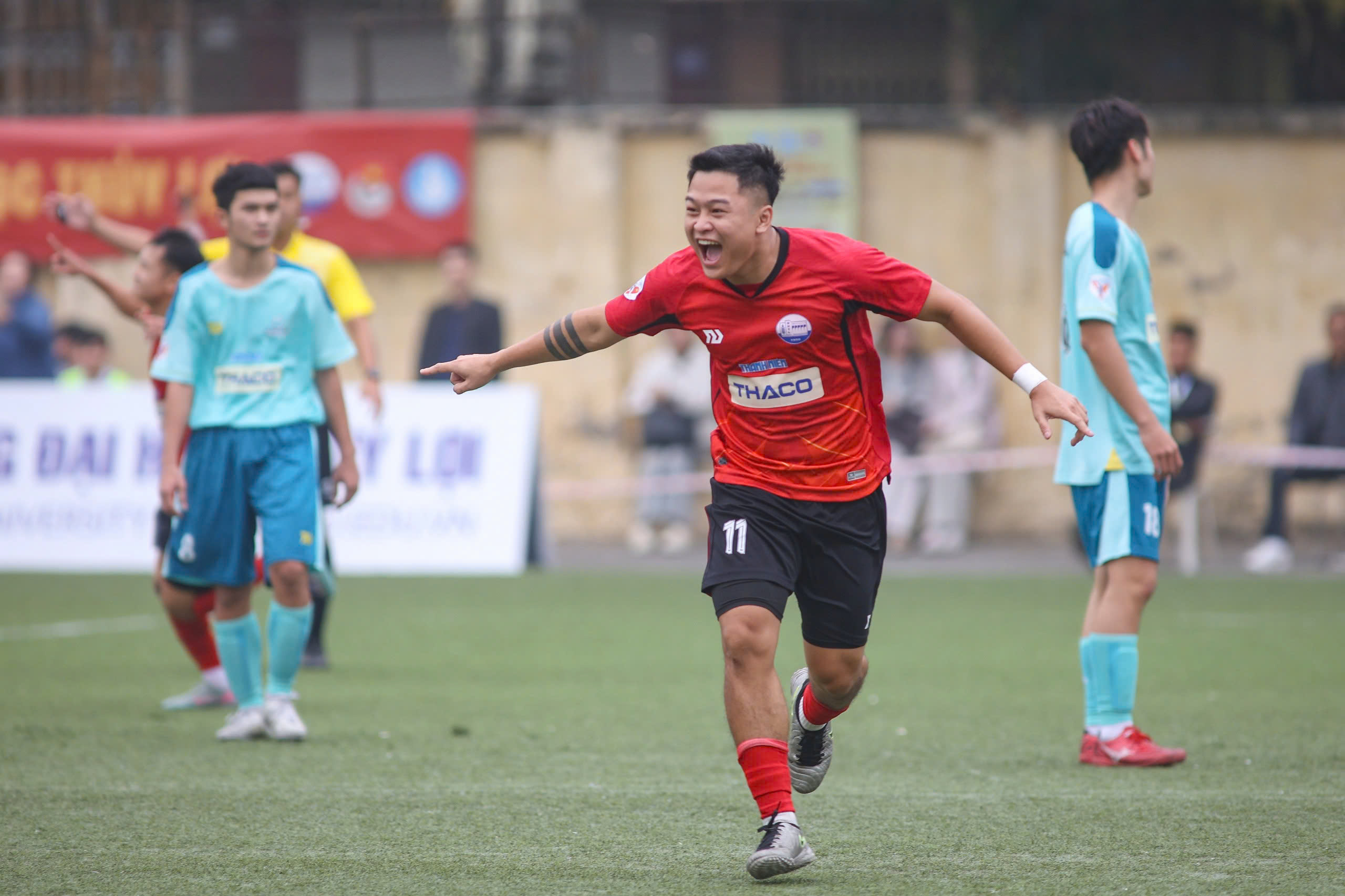 'Đế chế bóng đá' Trường ĐH Thủy lợi đã trở lại- Ảnh 1.