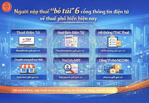 6 cổng thông tin điện tử giúp nộp thuế thuận lợi- Ảnh 1.