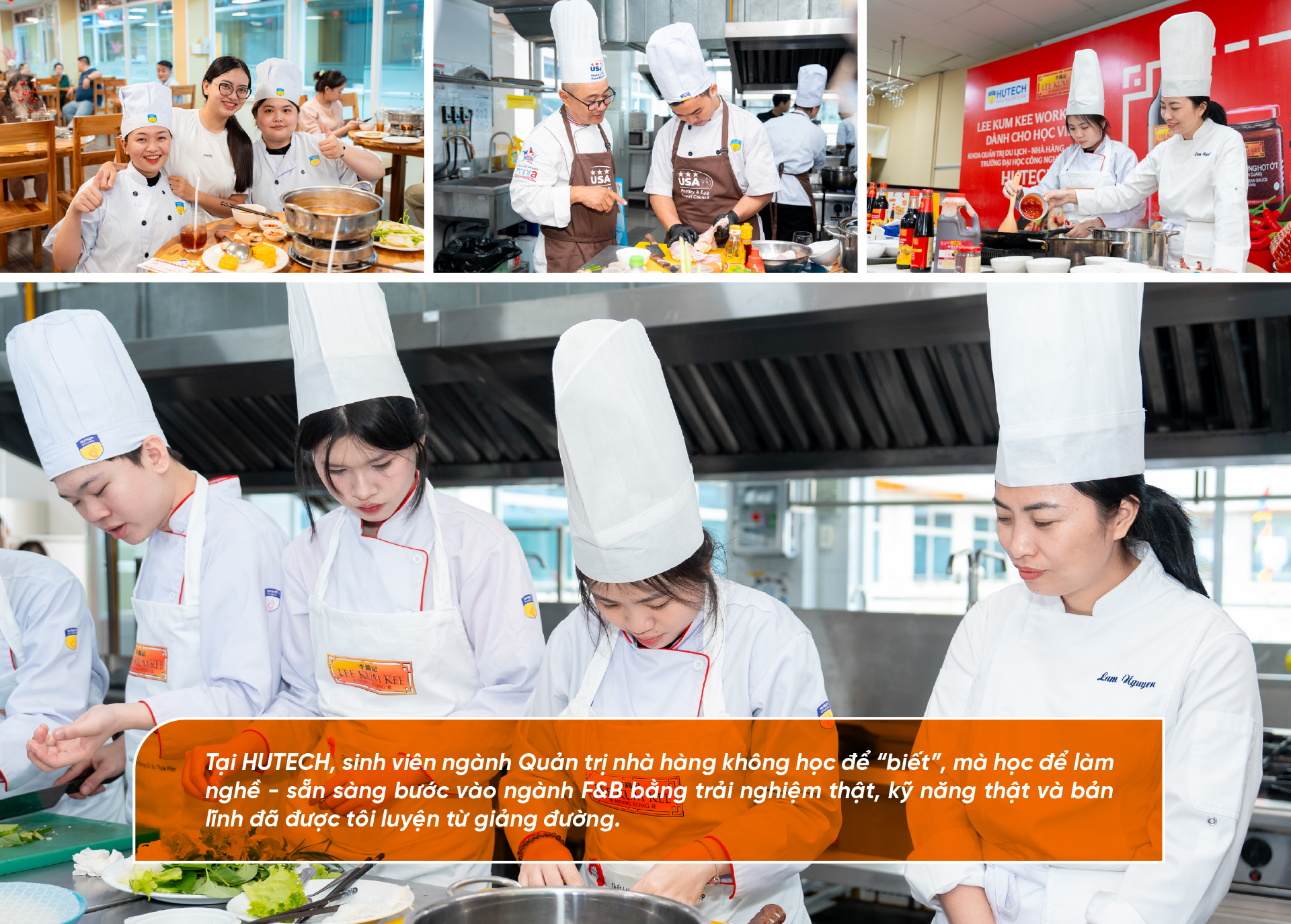 Chọn nghề - chọn trường: Hành trình trải nghiệm thực tế của sinh viên ngành F&B tại HUTECH - Ảnh 9. Chọn nghề - chọn trường: Hành trình trải nghiệm thực tế của sinh viên ngành F&B tại HUTECH - Ảnh 9.