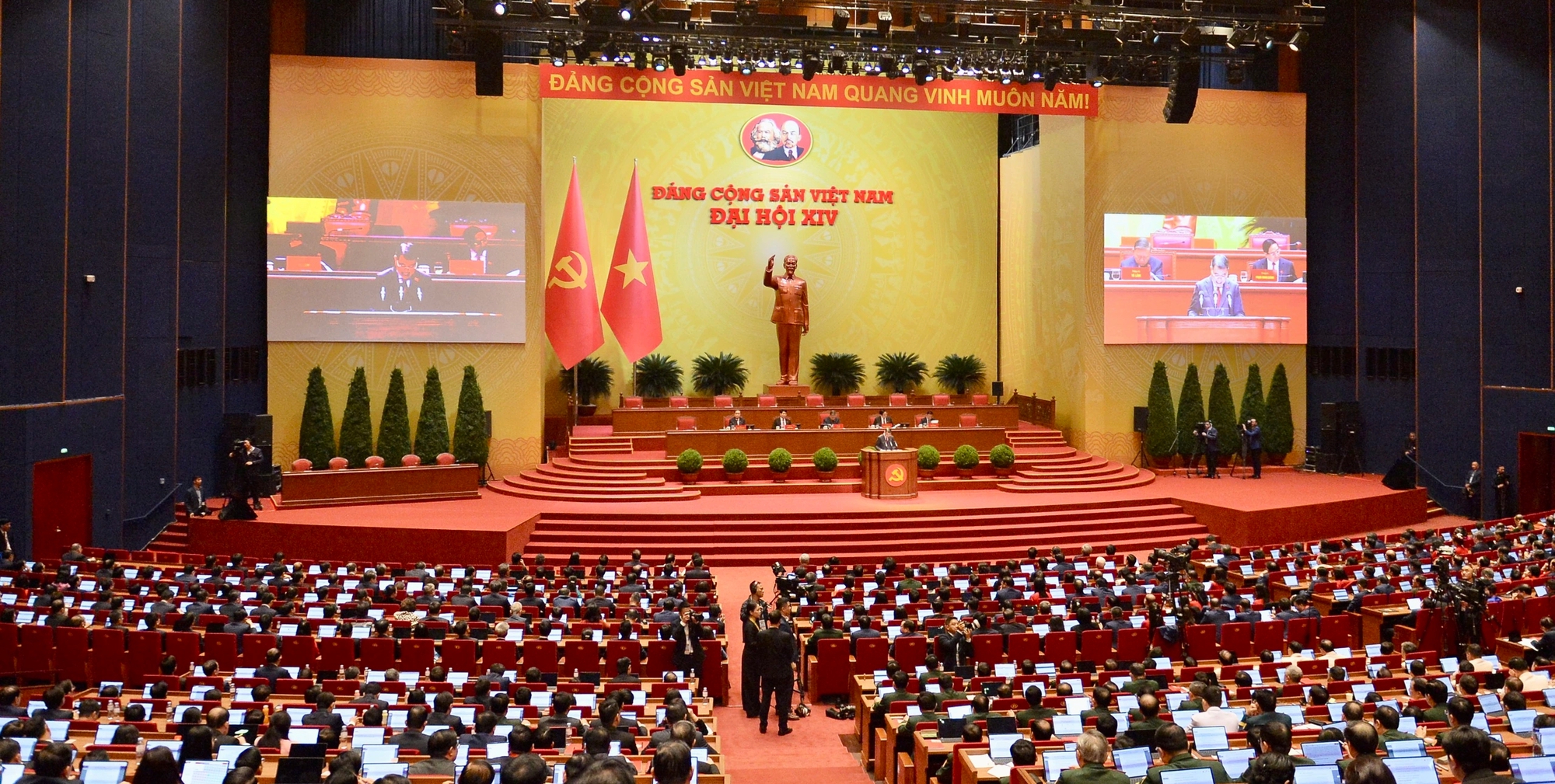 To&agrave;n cảnh phi&ecirc;n tr&ugrave; bị Đại hội XIV của Đảng- Ảnh 4.