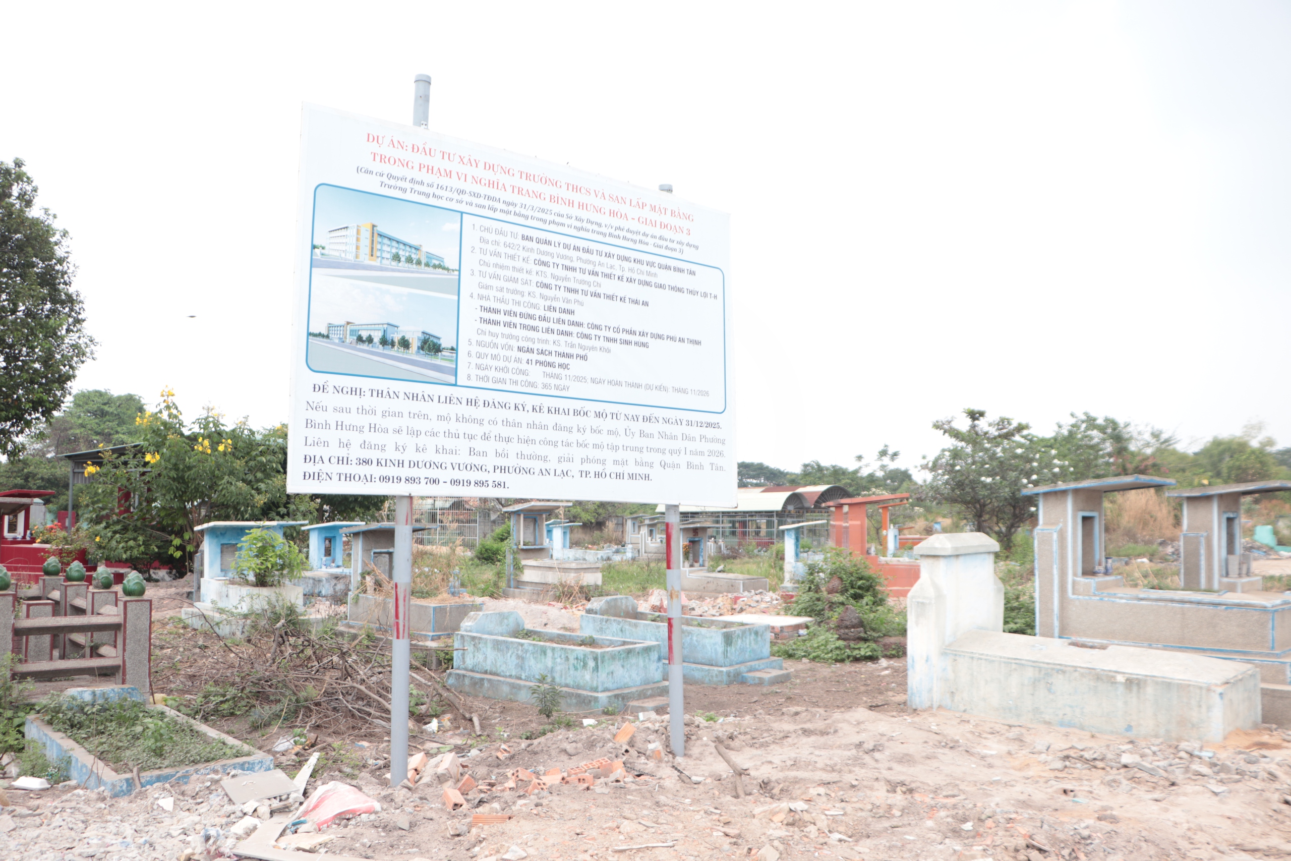 Từ nghĩa trang lớn nhất TP.HCM đến Trường Tiểu học Trần Đại Nghĩa khang trang - Ảnh 2. Từ nghĩa trang lớn nhất TP.HCM đến Trường Tiểu học Trần Đại Nghĩa khang trang - Ảnh 2.