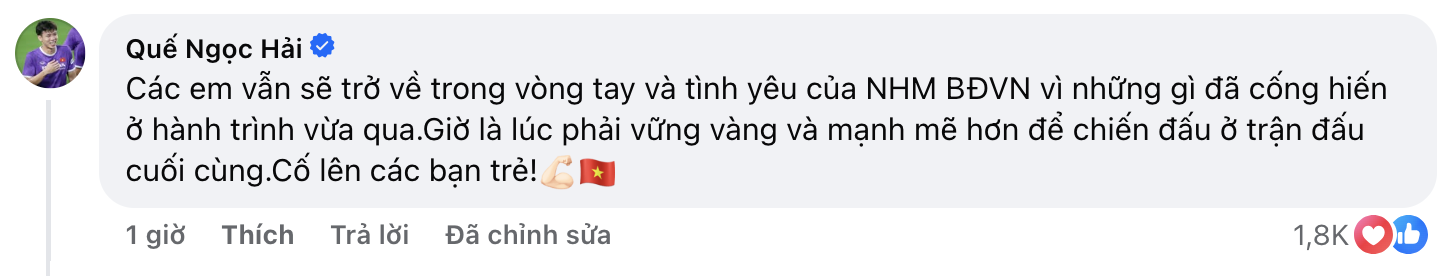 Quế Ngọc Hải gửi lời động viên đặc biệt đến Đình Bắc và U.23 Việt Nam- Ảnh 2.
