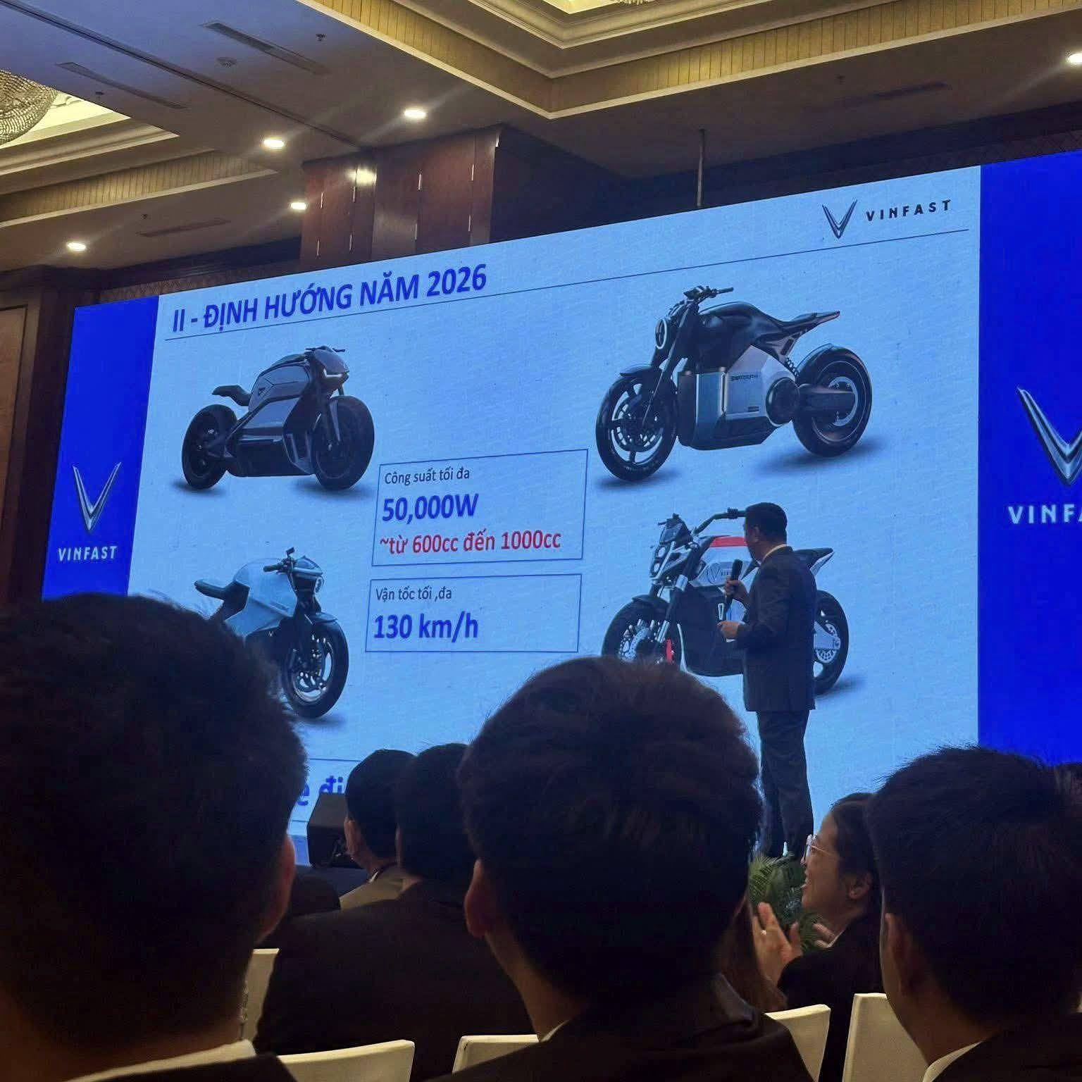 VinFast sắp trình làng mô tô điện, có mẫu mạnh ngang xe xăng 1.000cc? - Ảnh 1.