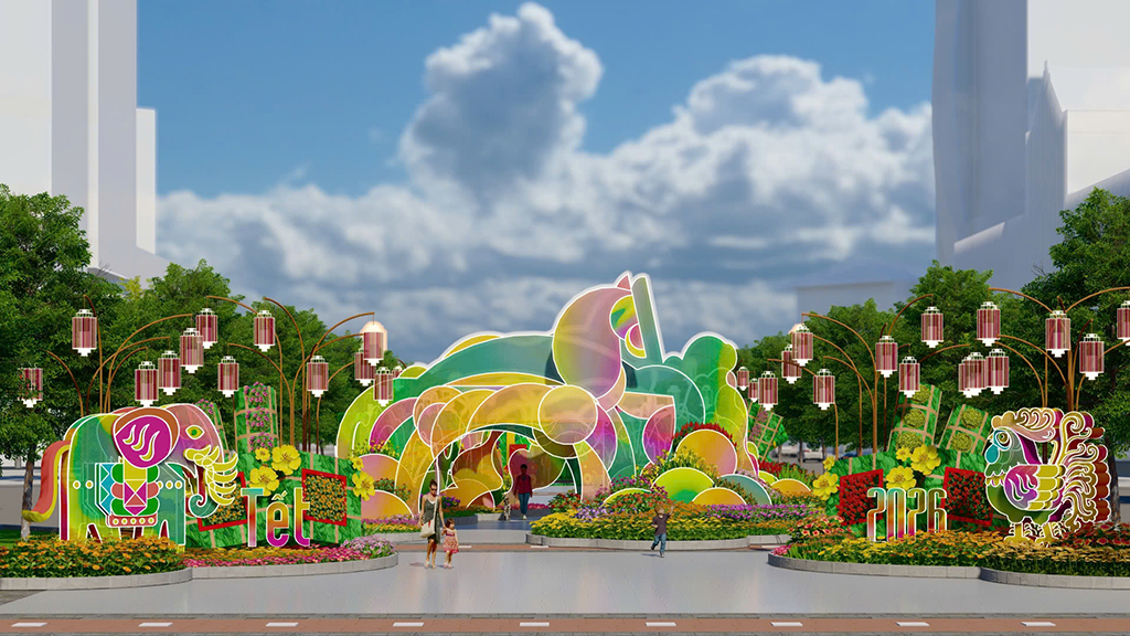 Đường hoa xứng tầm siêu đô thị quốc tế- Ảnh 5.