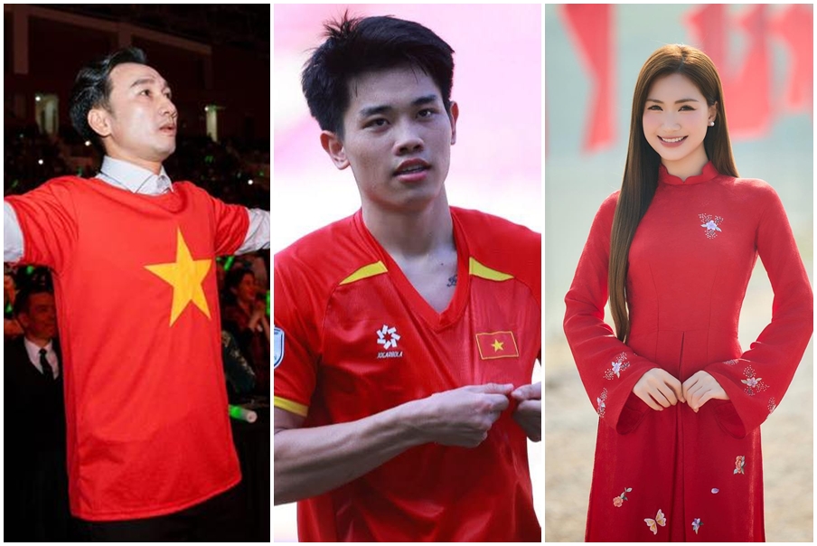 Hòa Minzy và dàn sao Việt nhắn gửi xúc động đến U.23 Việt Nam - Ảnh 1.