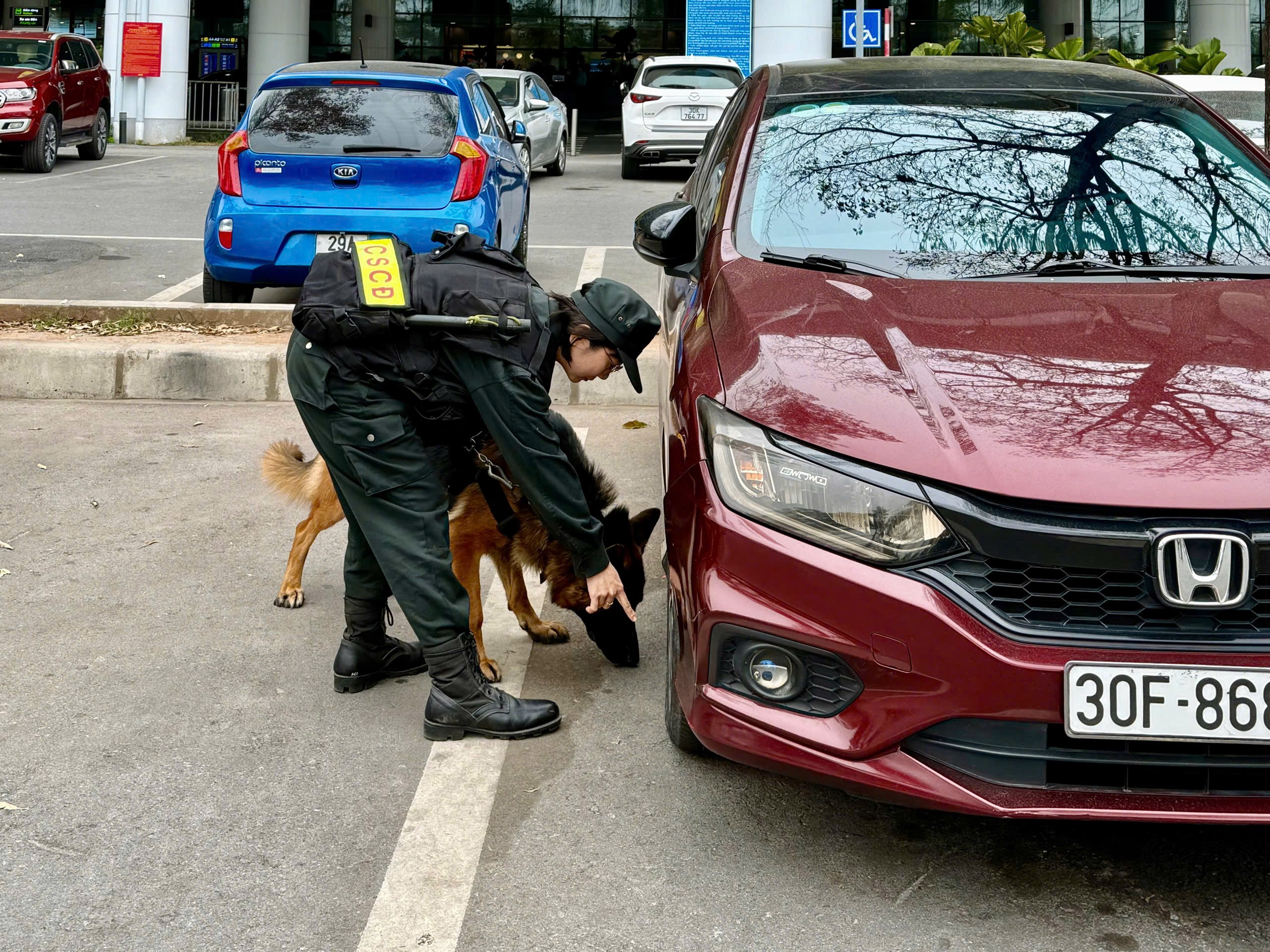 Những bóng hồng lặng lẽ tạo ‘lá chắn thép’ bảo vệ Đại hội Đảng- Ảnh 13.