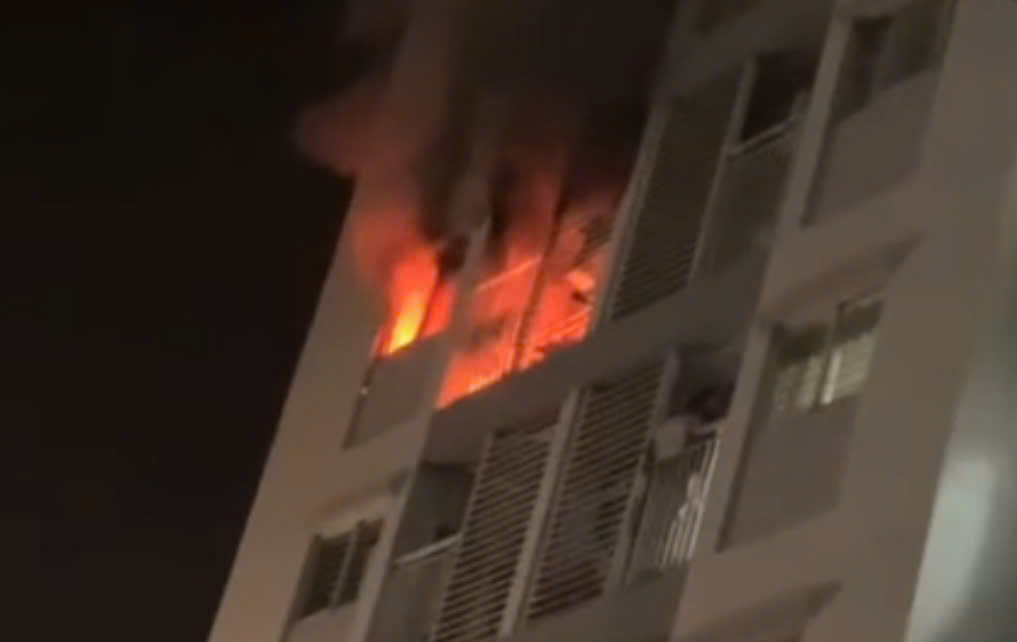 TP.HCM: Cháy chung cư Ehome S, 3 mẹ con nguy kịch - Ảnh 1.