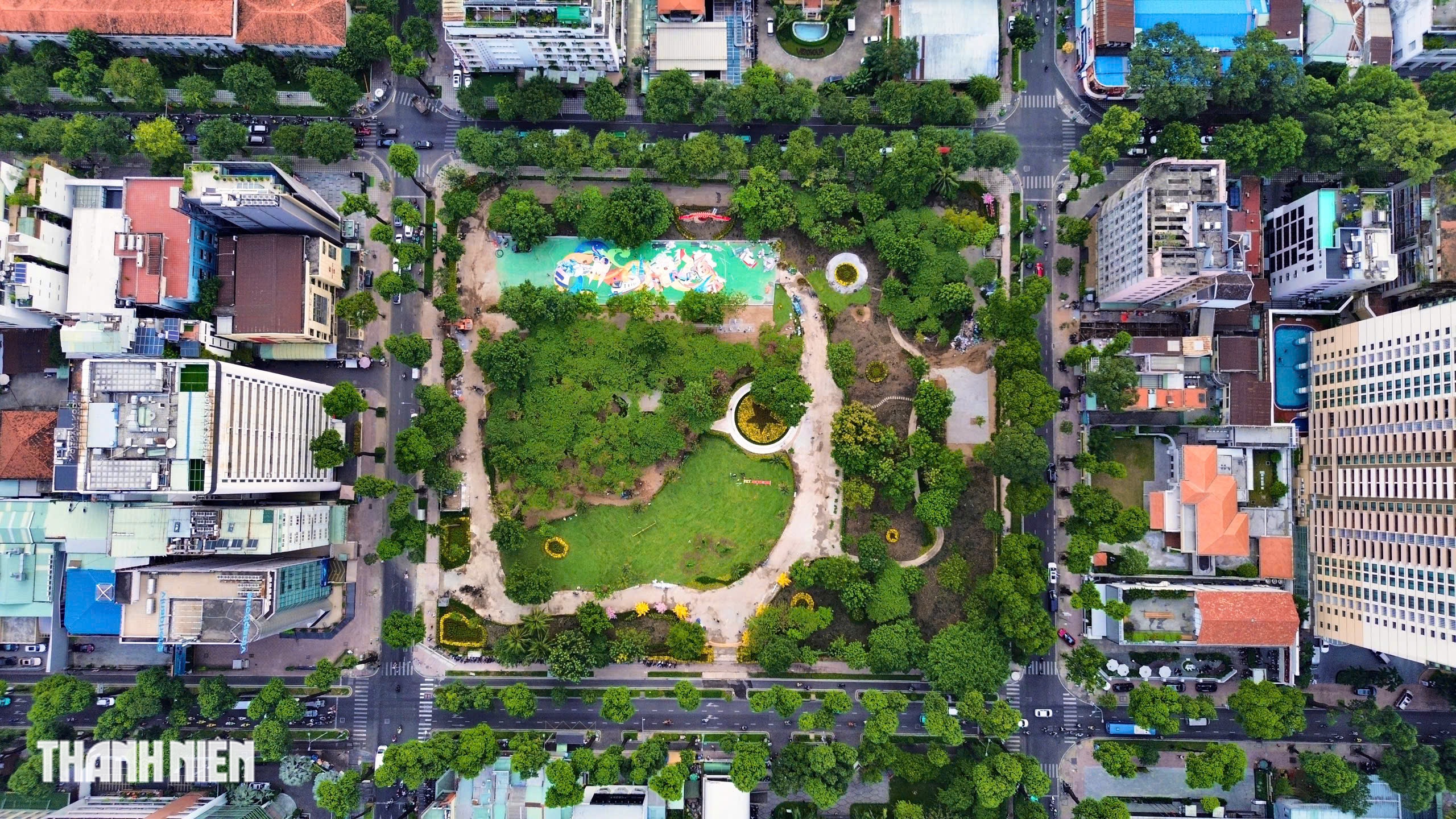 Cận cảnh khu ‘đất vàng’ thành công viên ở TP.HCM, mở cửa đón người dân chiều nay- Ảnh 1.