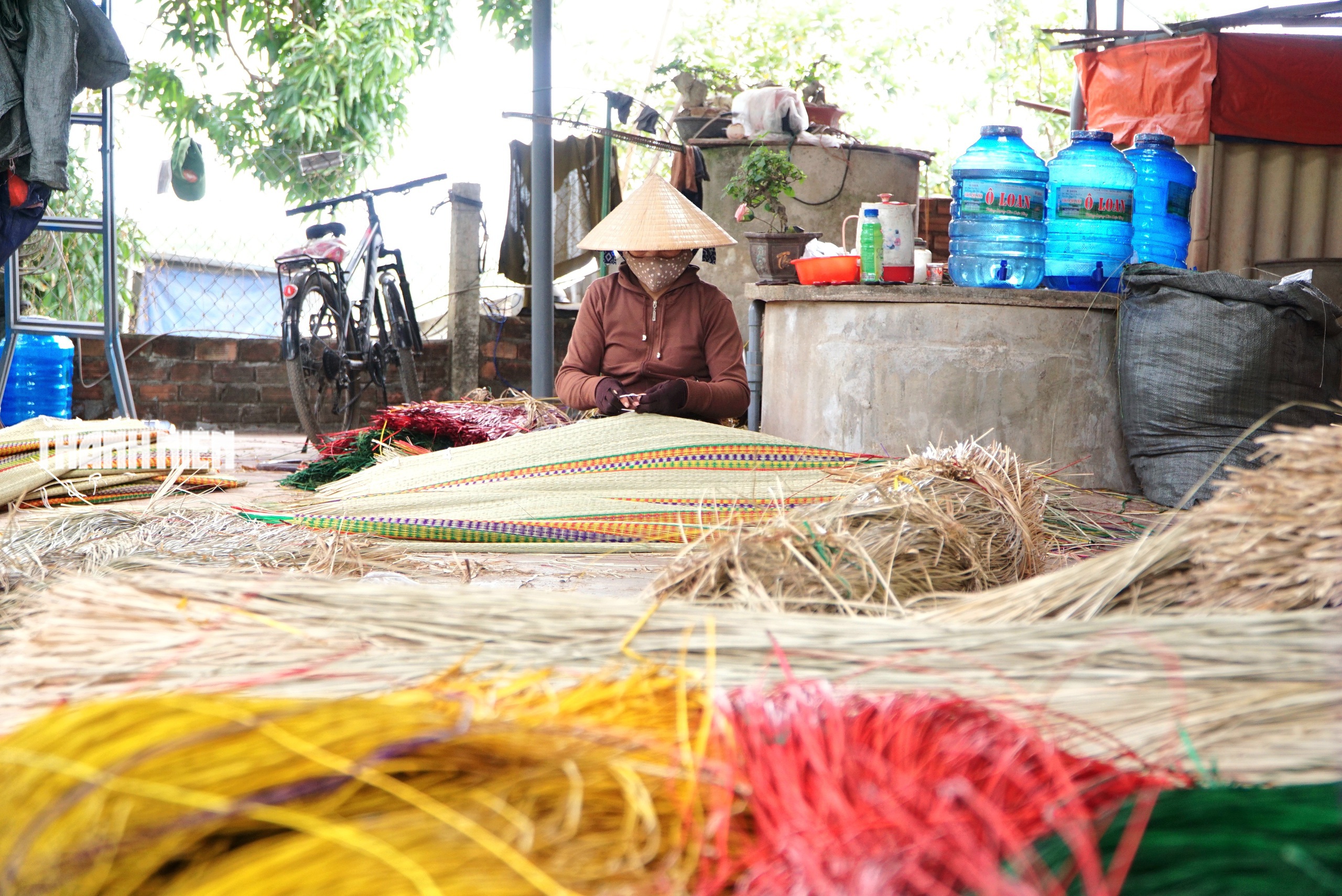 Làng dệt chiếu cói Phú Tân bên đầm Ô Loan giữ gìn nghề truyền thống trăm năm - Ảnh 7. Làng dệt chiếu cói Phú Tân bên đầm Ô Loan giữ gìn nghề truyền thống trăm năm - Ảnh 7.