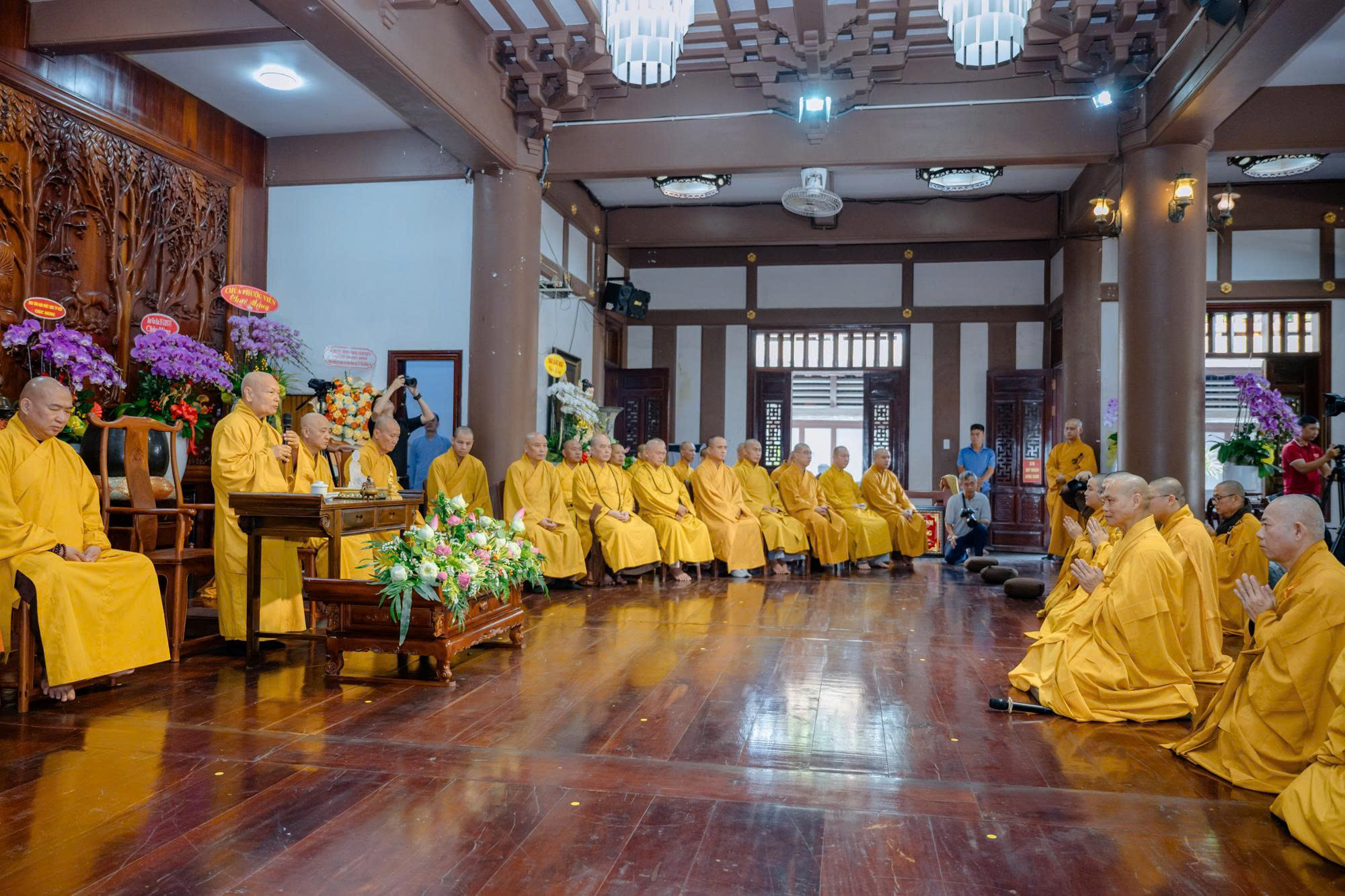 Trưởng l&atilde;o h&ograve;a thượng Th&iacute;ch Thiện Nhơn dự lễ kỷ niệm 120 năm tu viện Kh&aacute;nh An - Ảnh 2.