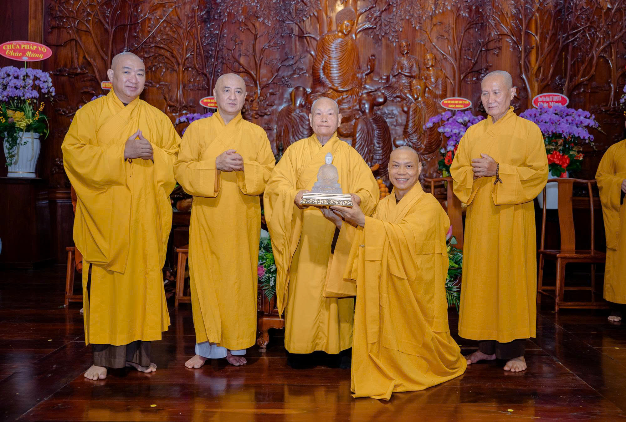 Trưởng l&atilde;o h&ograve;a thượng Th&iacute;ch Thiện Nhơn dự lễ kỷ niệm 120 năm tu viện Kh&aacute;nh An - Ảnh 3.
