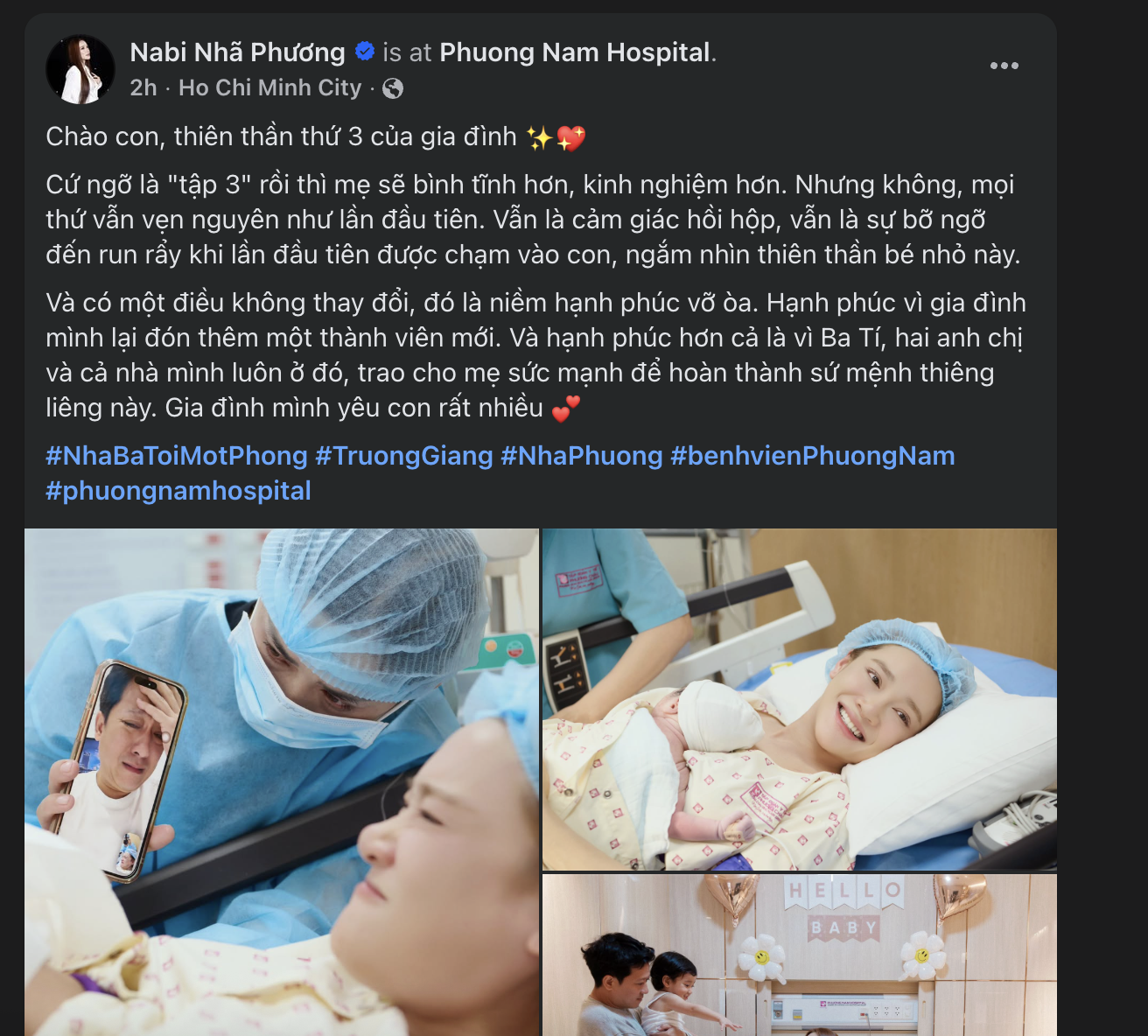 Trường Giang l&ecirc;n chức cha lần ba, xin lỗi Nh&atilde; Phương v&igrave; điều n&agrave;y- Ảnh 1.