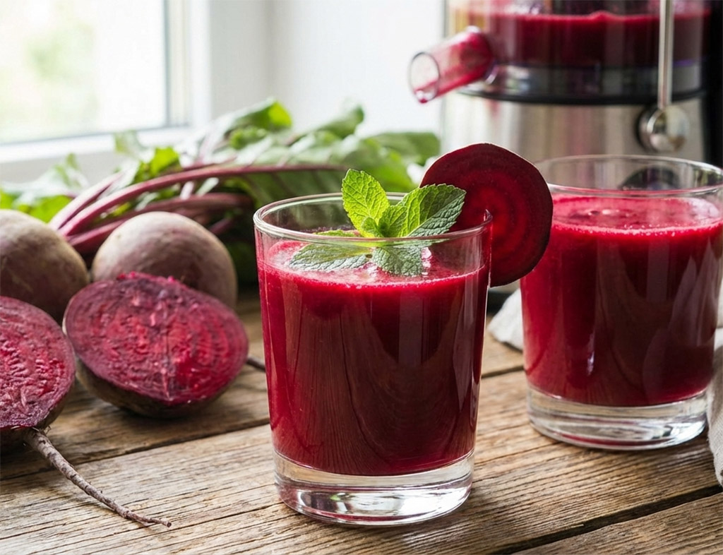 Vì Sao Uống Nước Ép Củ Dền Giúp Hạ Huyết Áp Ở Người Lớn Tuổi? - Ảnh 1.