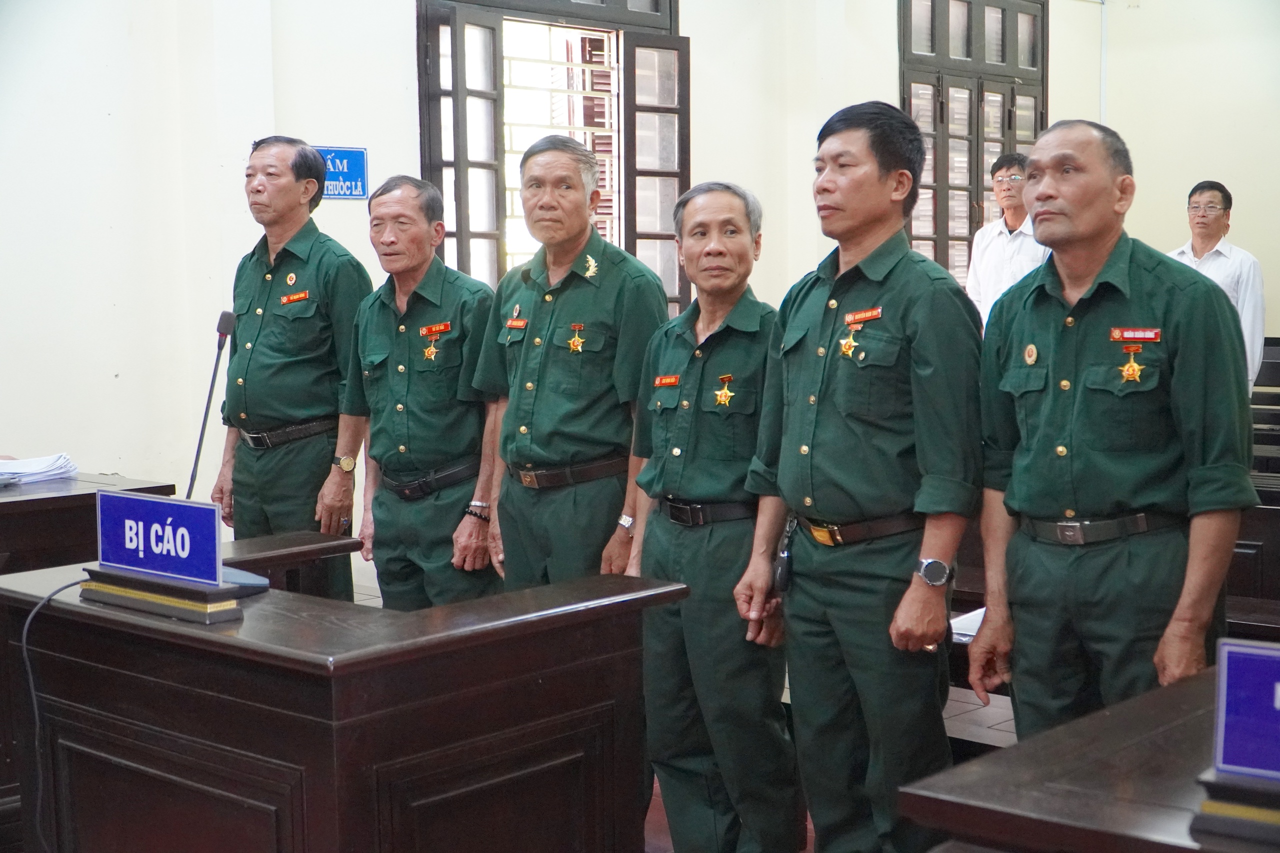 Viện kiểm sát đề nghị phạt 6 cựu chiến binh hủy họai rừng từ 6 - 9 tháng tù - Ảnh 1.