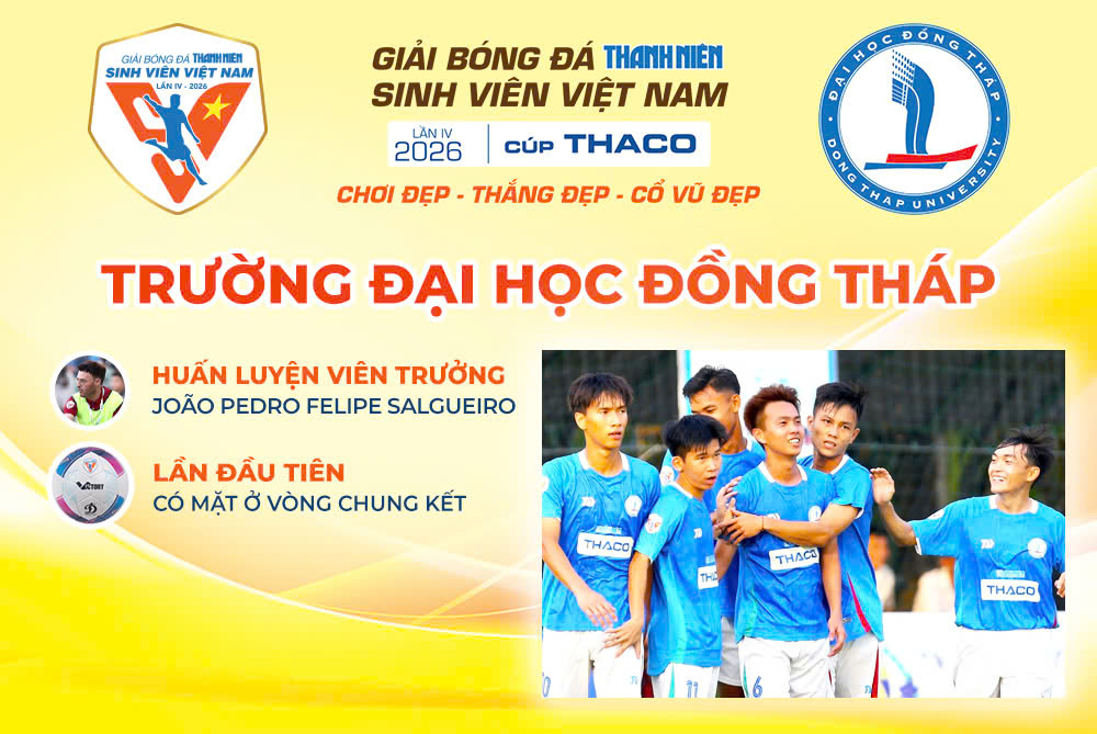 X&aacute;c định 12 đội v&agrave;o VCK giải b&oacute;ng đ&aacute; Thanh Ni&ecirc;n sinh vi&ecirc;n Việt Nam 2026- Ảnh 12.