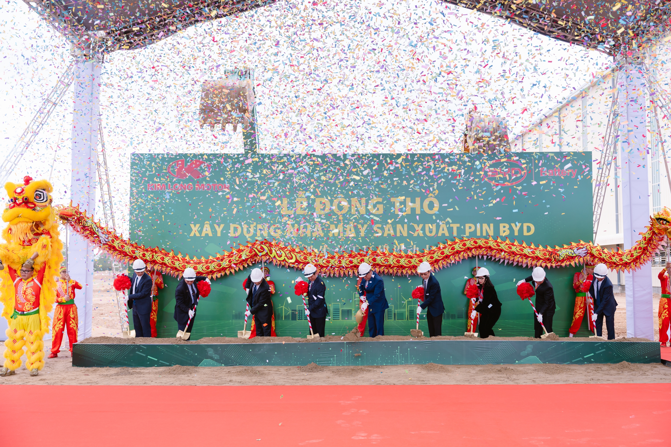 Kim Long Motor hợp tác BYD Battery, động thổ nhà máy pin 130 triệu USD tại Huế- Ảnh 1. Kim Long Motor hợp tác BYD Battery, động thổ nhà máy pin 130 triệu USD tại Huế- Ảnh 1.