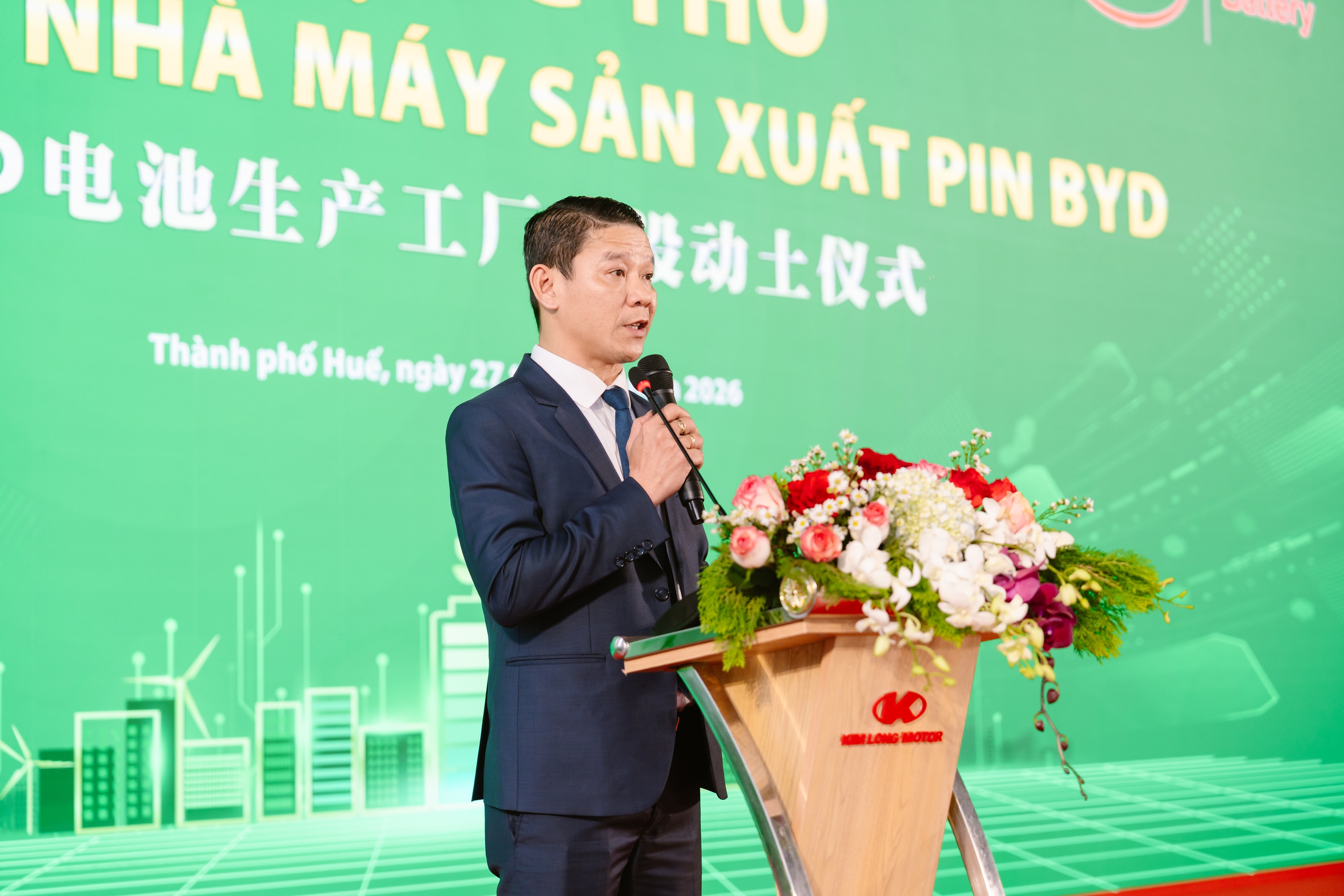 Kim Long Motor hợp tác BYD Battery, động thổ nhà máy pin 130 triệu USD tại Huế- Ảnh 3. Kim Long Motor hợp tác BYD Battery, động thổ nhà máy pin 130 triệu USD tại Huế- Ảnh 3.