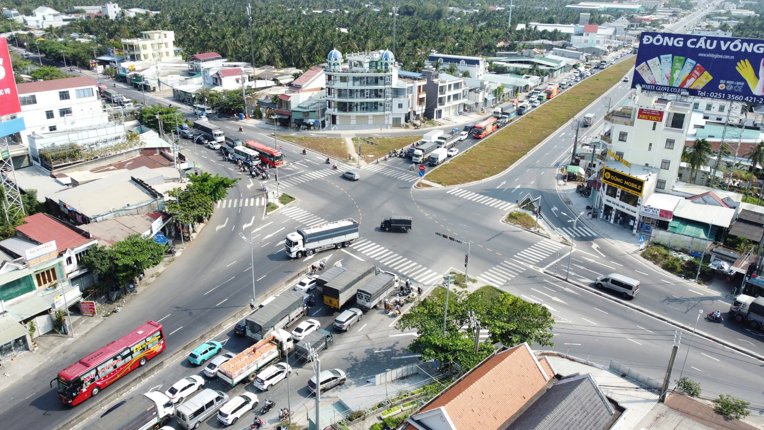 X&acirc;y cầu vượt ng&atilde; tư Đồng T&acirc;m để giảm &ugrave;n tắc 'cửa ng&otilde;' cầu Rạch Miễu 2- Ảnh 2.