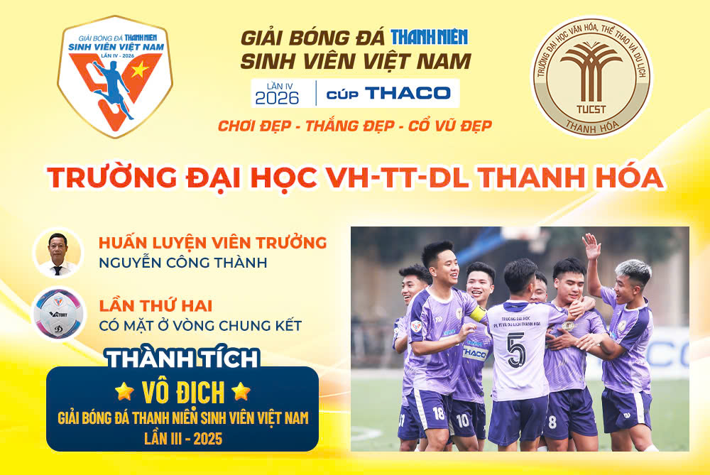 X&aacute;c định 12 đội v&agrave;o VCK giải b&oacute;ng đ&aacute; Thanh Ni&ecirc;n sinh vi&ecirc;n Việt Nam 2026- Ảnh 3.