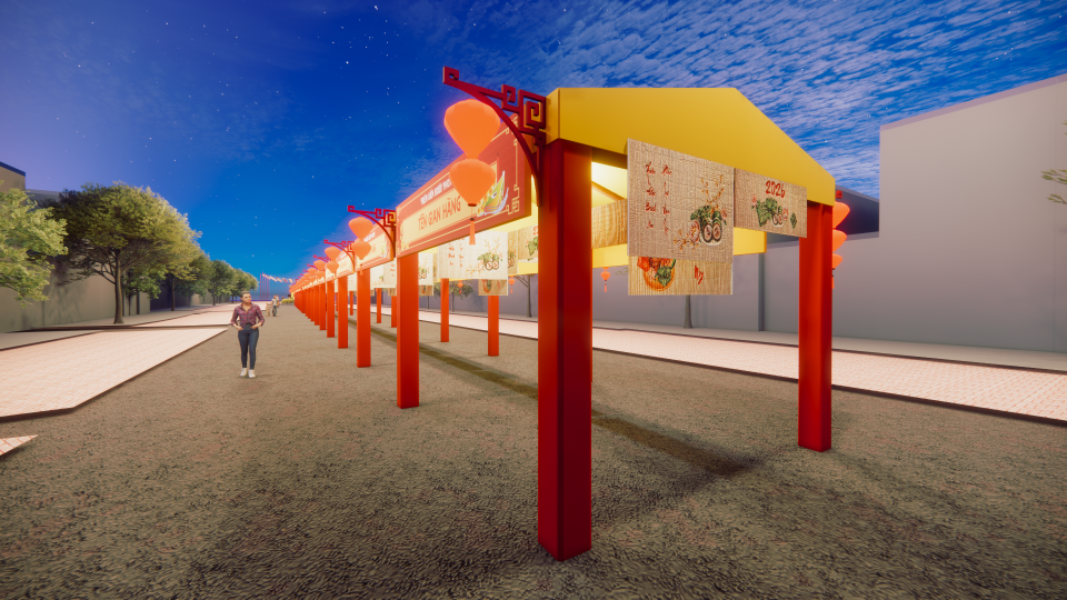 Chợ hoa xuân 'Trên bến dưới thuyền' ở phường Phú Định, TP.HCM bắt đầu từ 2.2- Ảnh 5.