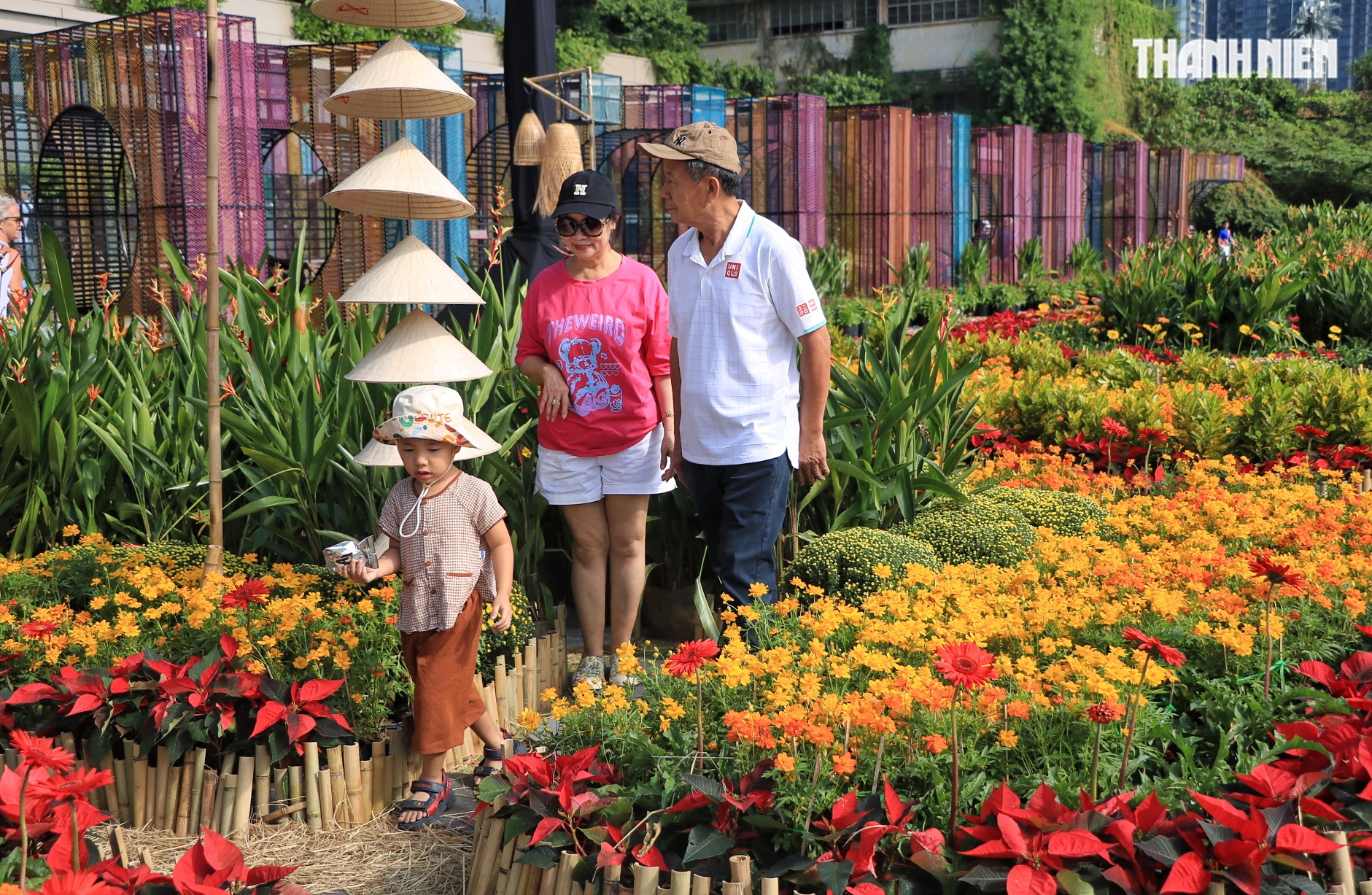 Vườn hoa tết 'mới toanh' g&acirc;y sốt ngay trung t&acirc;m TP.HCM: Đ&ocirc;ng người đổ về check-in- Ảnh 13.