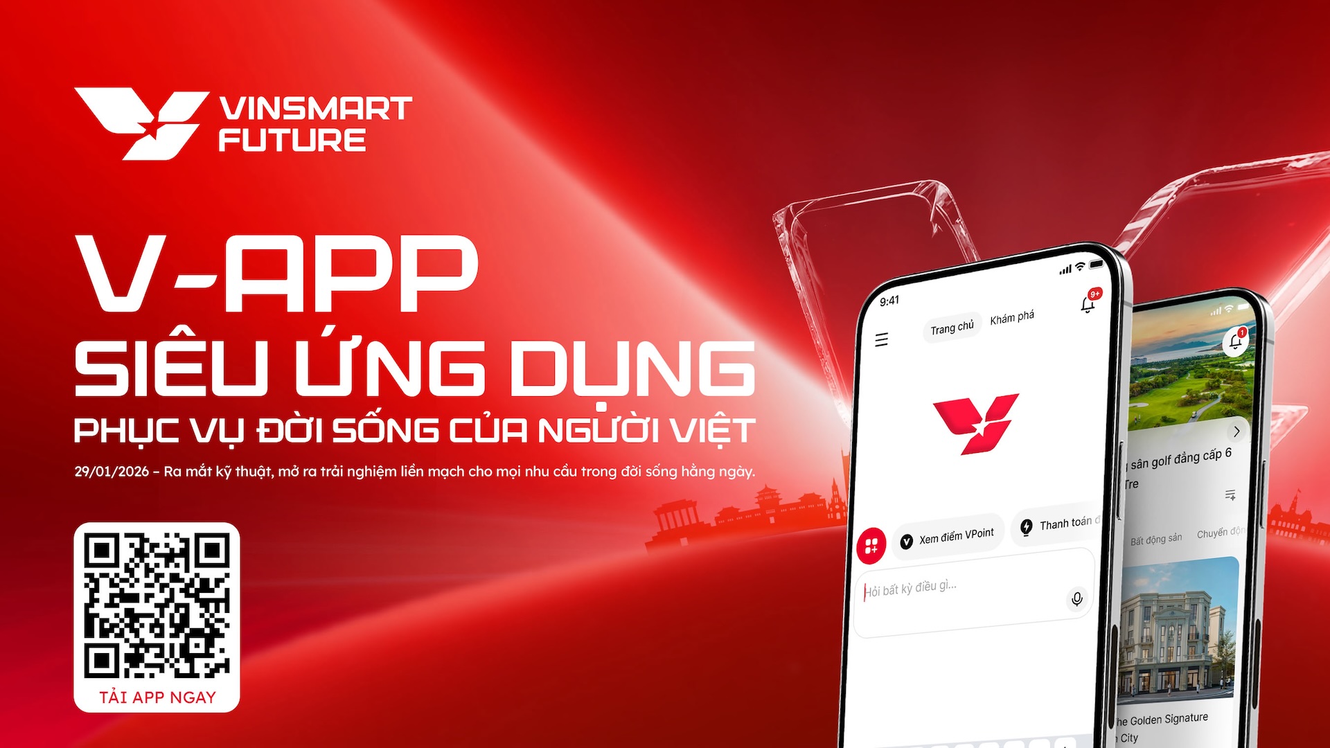 Sử dụng toàn bộ hệ sinh thái của Vingroup chỉ với ứng dụng '1 chạm' V-App - Ảnh 2.
