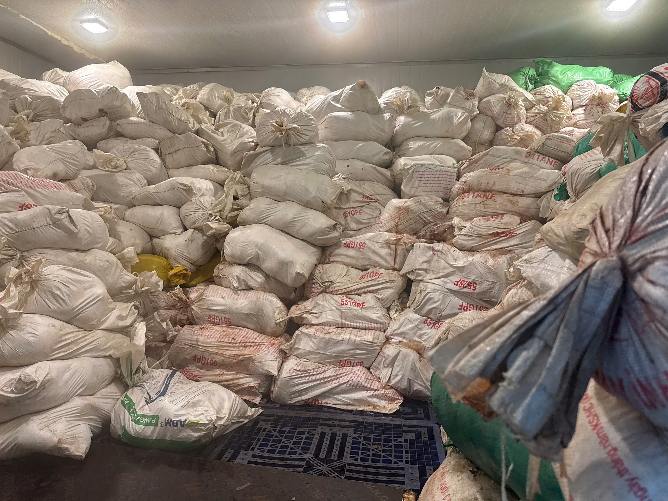 Công an Hà Nội thu hơn 60 tấn lòng lợn bẩn tại Công ty Dũng Phát- Ảnh 3.