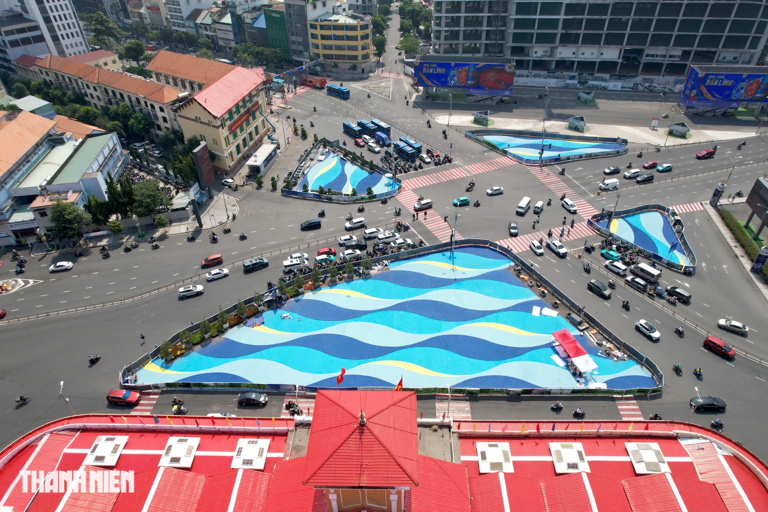 Ngo&agrave;i chợ Bến Th&agrave;nh, Hồ Con R&ugrave;a những nơi n&agrave;o ở TP.HCM được sơn mới đ&oacute;n tết? - Ảnh 12.