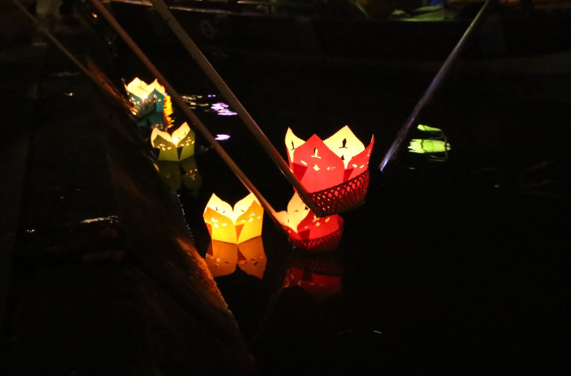 Đ&oacute;n Tết Dương lịch ở Hội An, kh&aacute;ch T&acirc;y thả hoa đăng tr&ecirc;n s&ocirc;ng Ho&agrave;i- Ảnh 5.