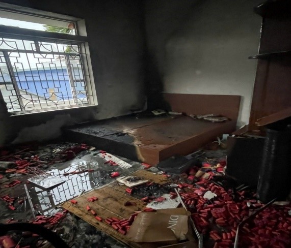 Một thanh ni&ecirc;n tử vong, 2 người bị thương ở hiện trường c&oacute; nhiều x&aacute;c ph&aacute;o- Ảnh 1.